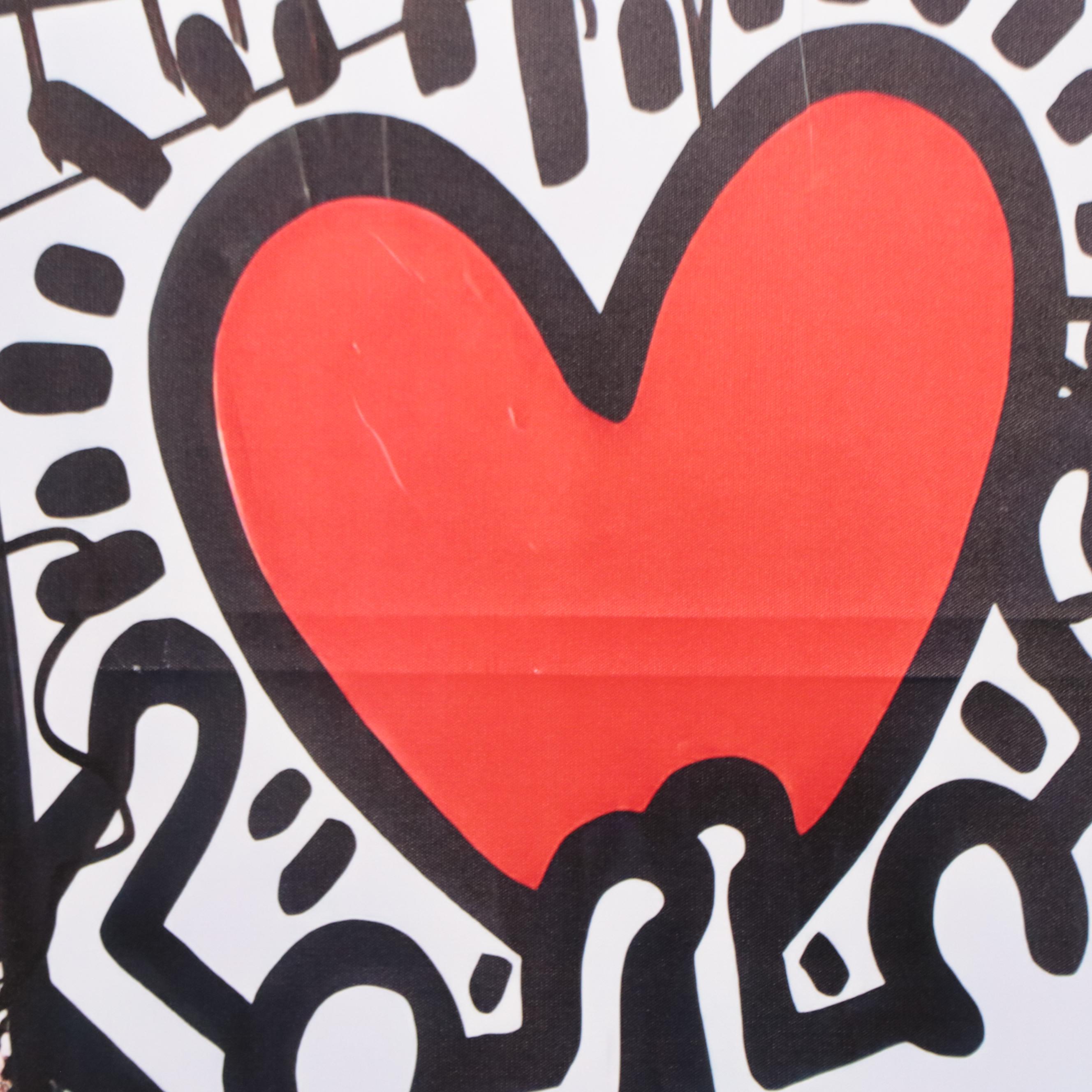Graffiti Style Pop Art Giclée Featuring Image After Keith Haring