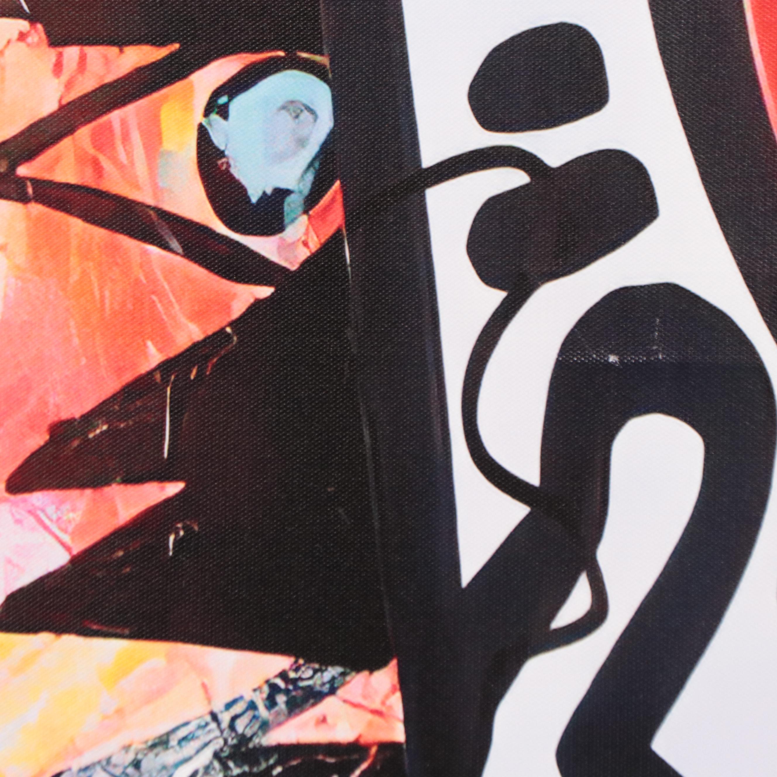 Graffiti Style Pop Art Giclée Featuring Image After Keith Haring