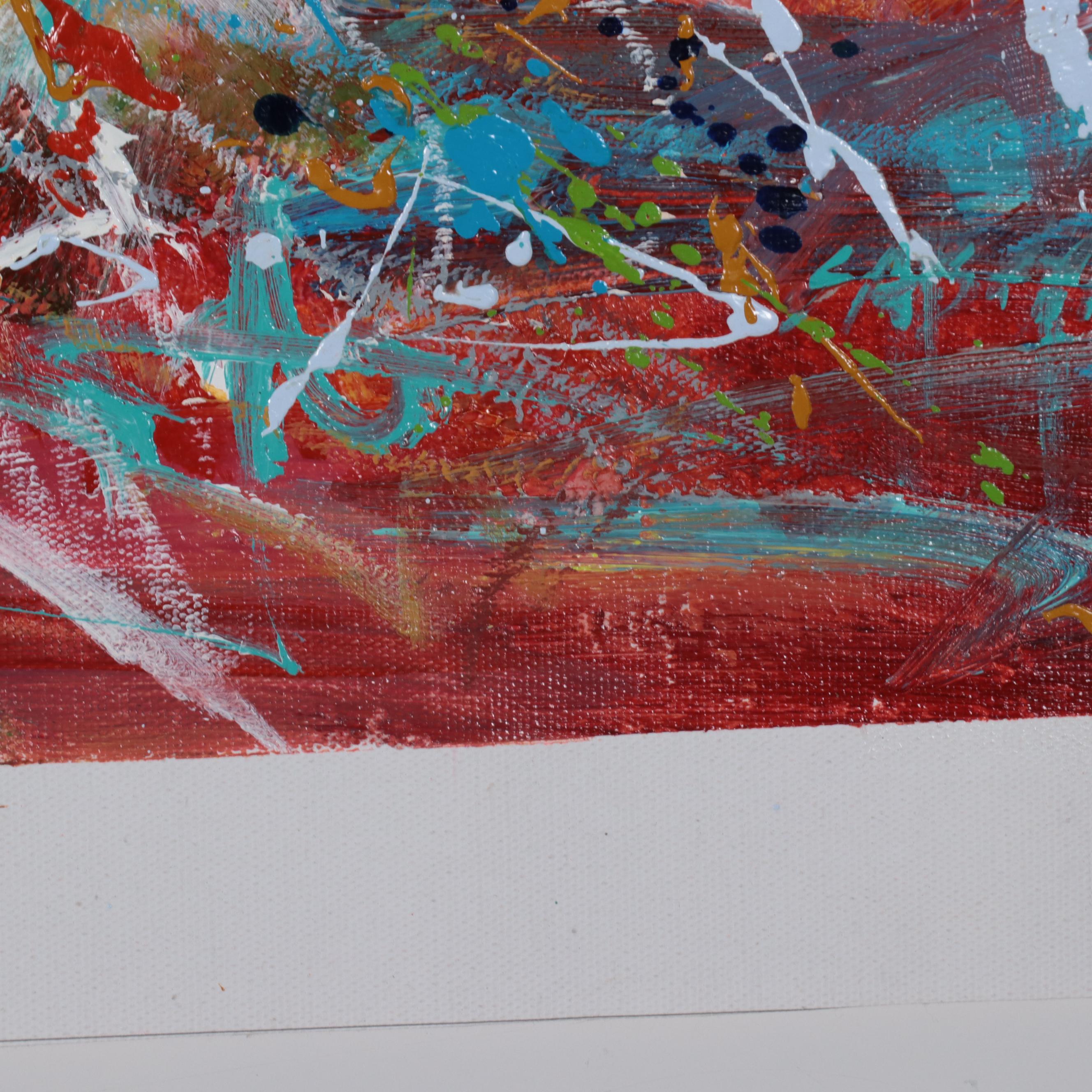 Sasha Expressionist Style Oil Painting of Figure