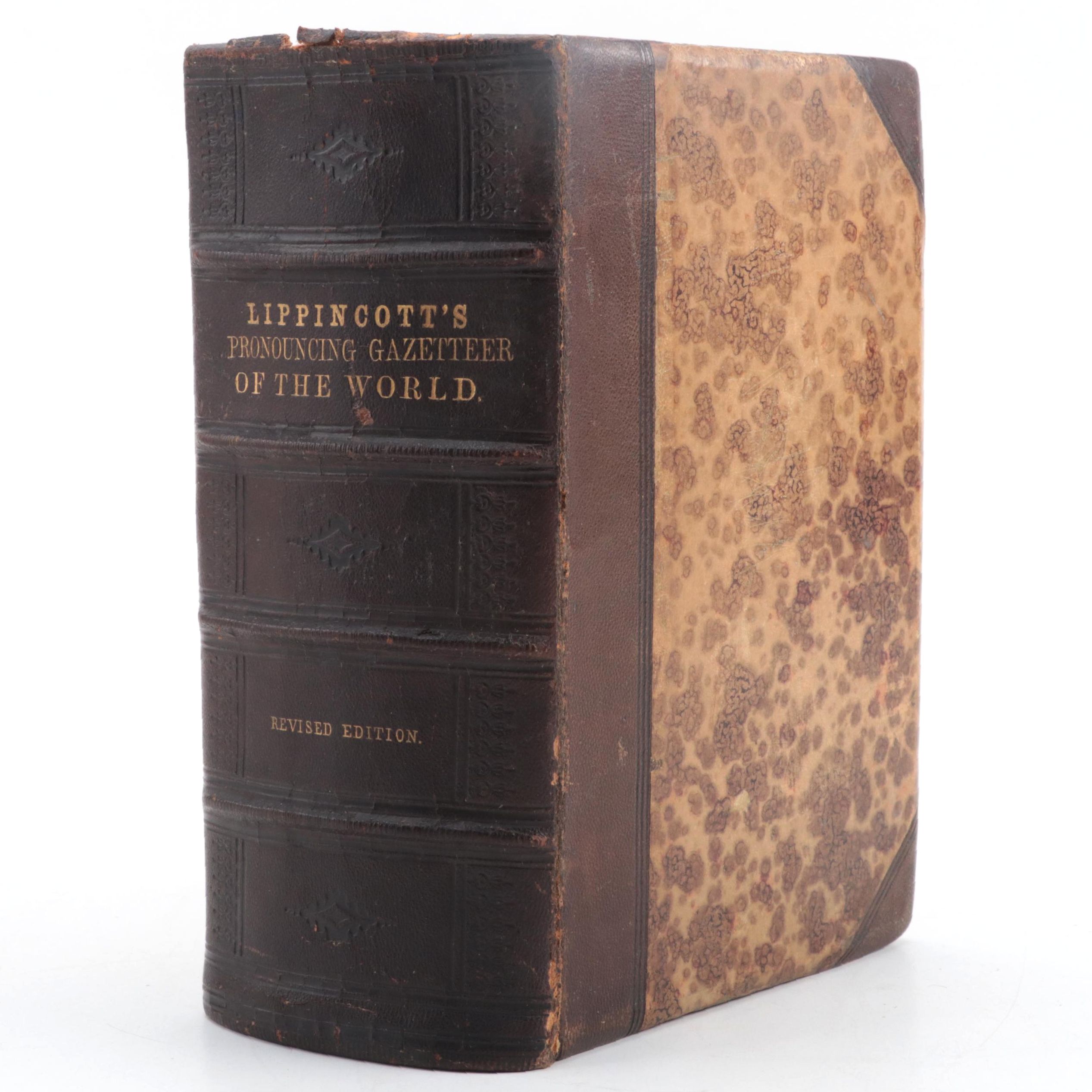 Revised Edition "Lippincott's Pronouncing Gazetteer of the World," 1866