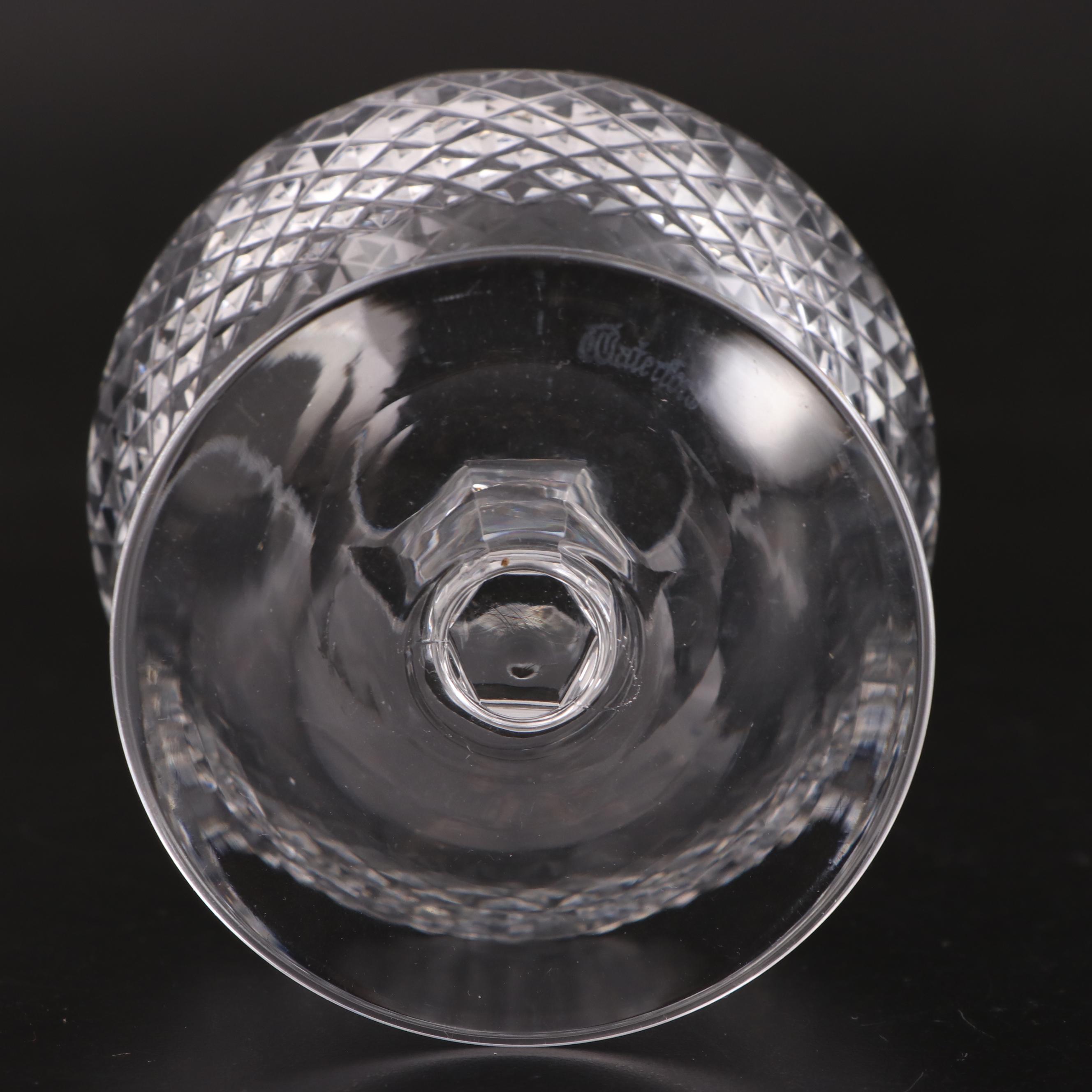 Waterford "Colleen Tall Stem" Cut Crystal Brandy Snifters