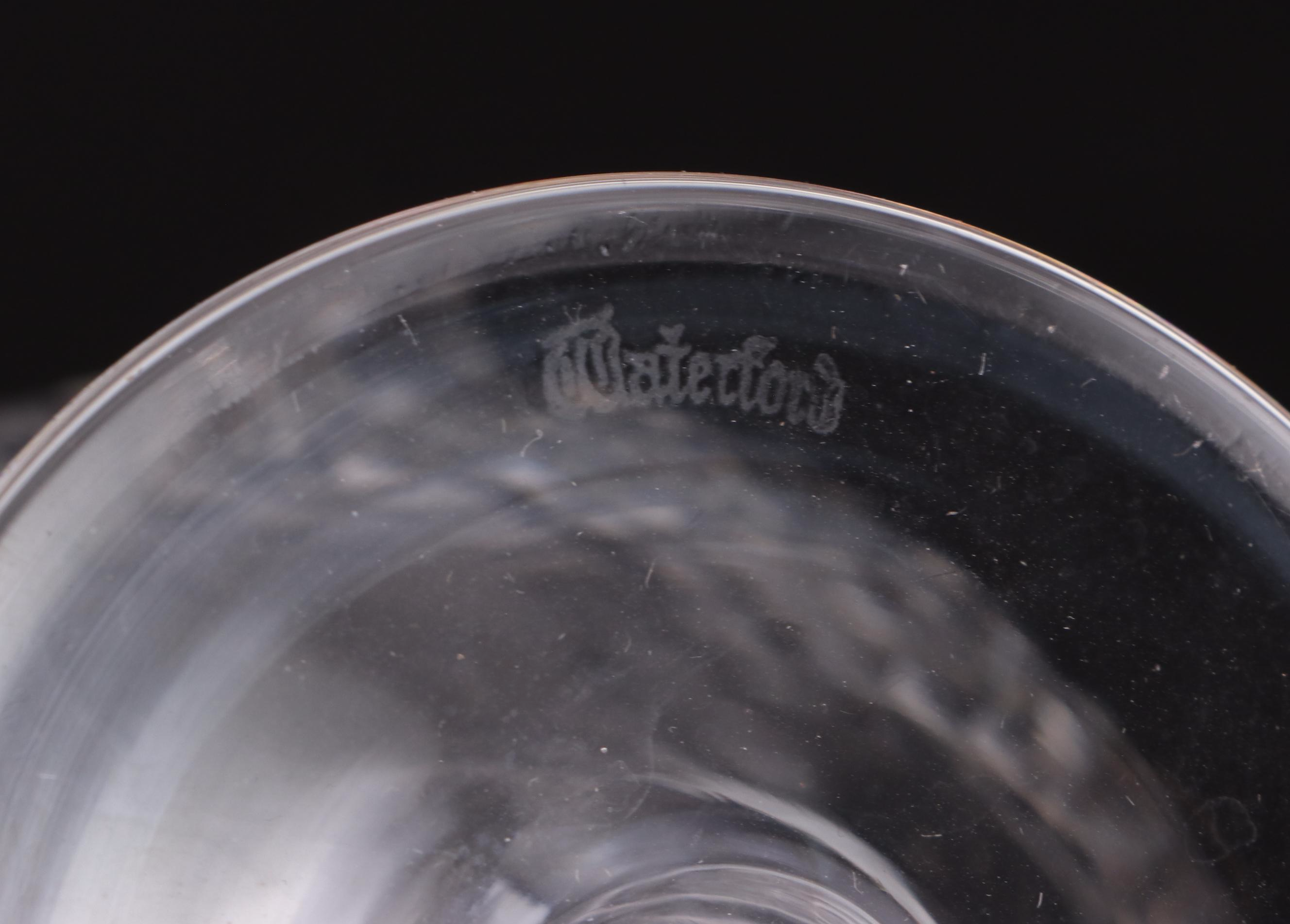 Waterford "Colleen Tall Stem" Cut Crystal Brandy Snifters