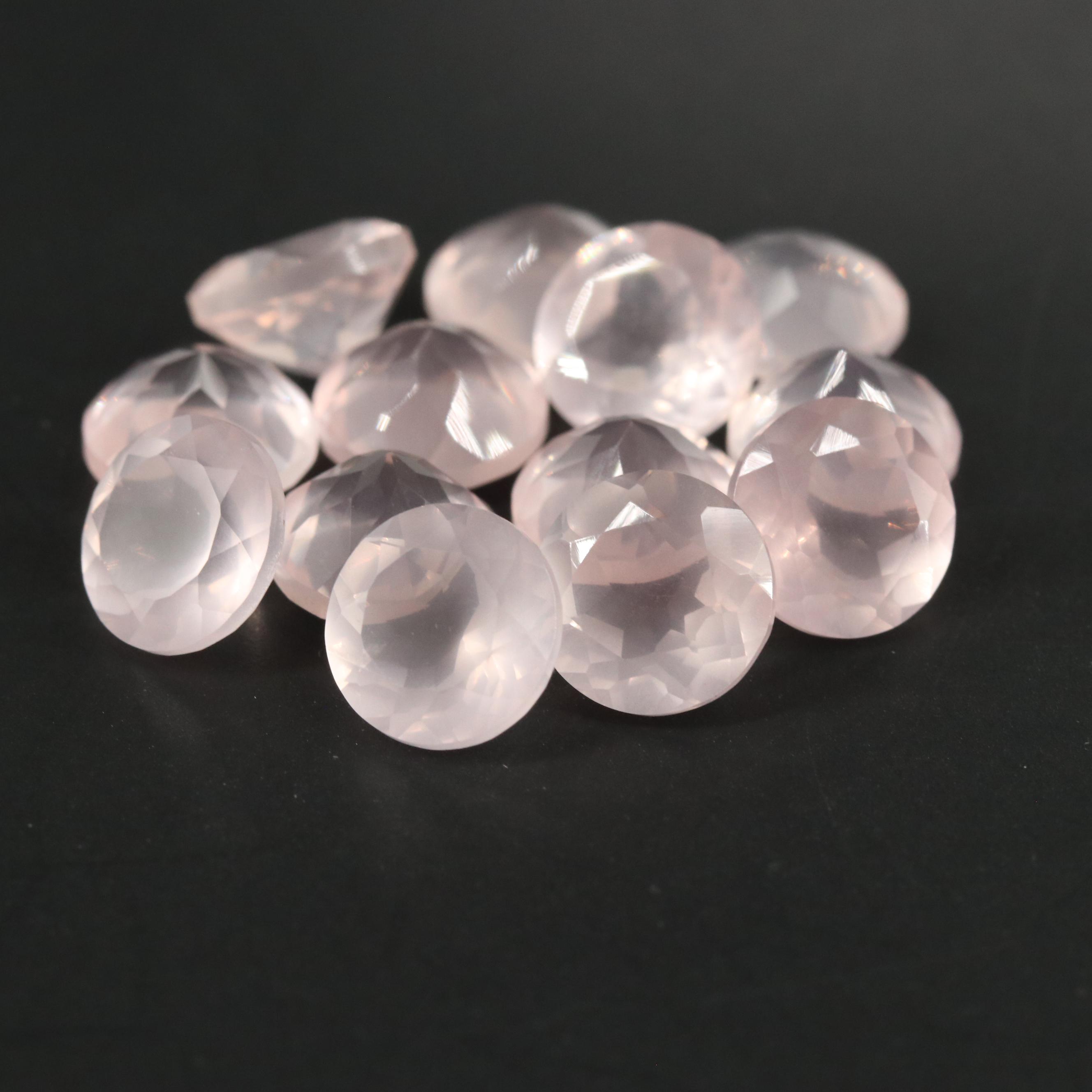 Loose 25 CTW Rose Quartz