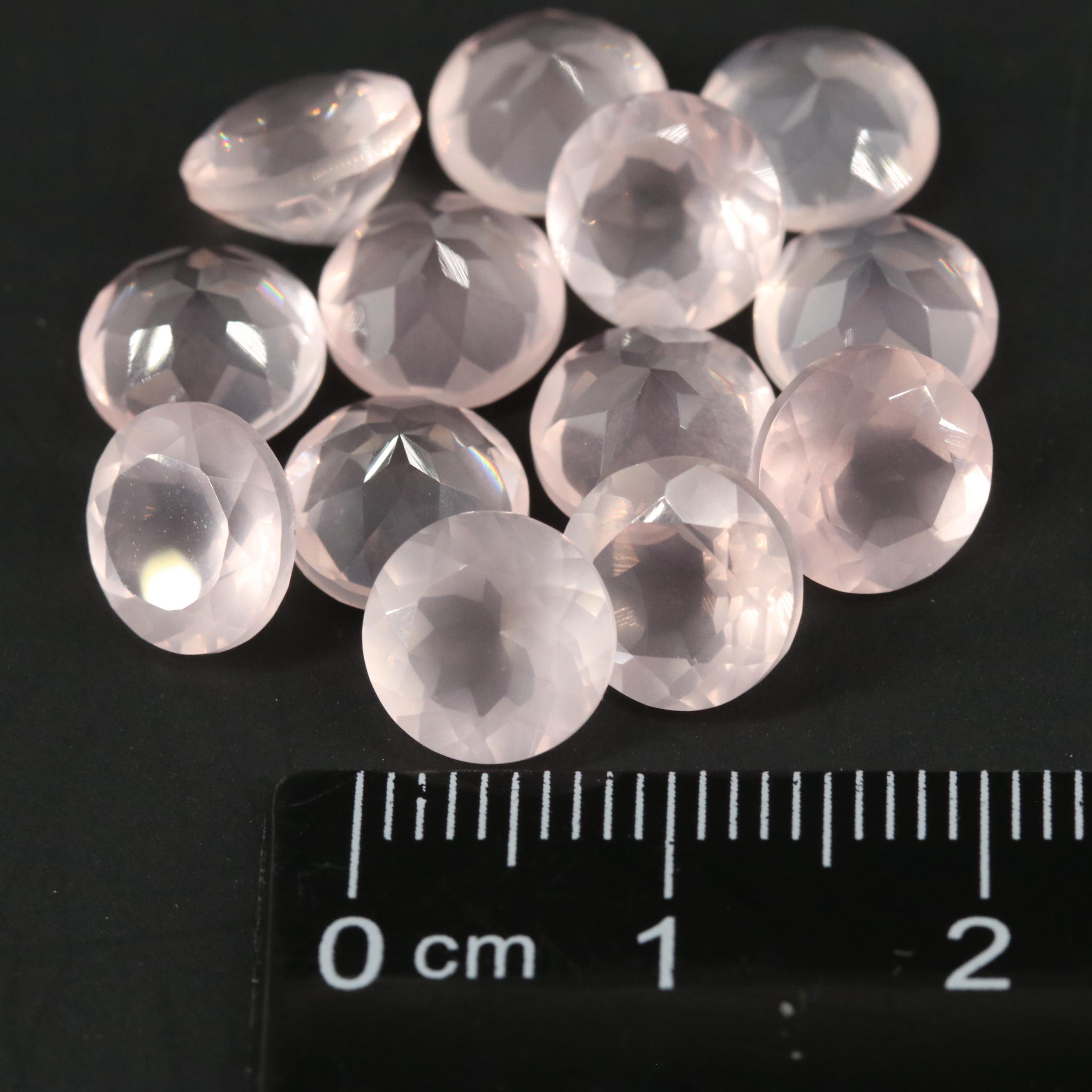 Loose 25 CTW Rose Quartz