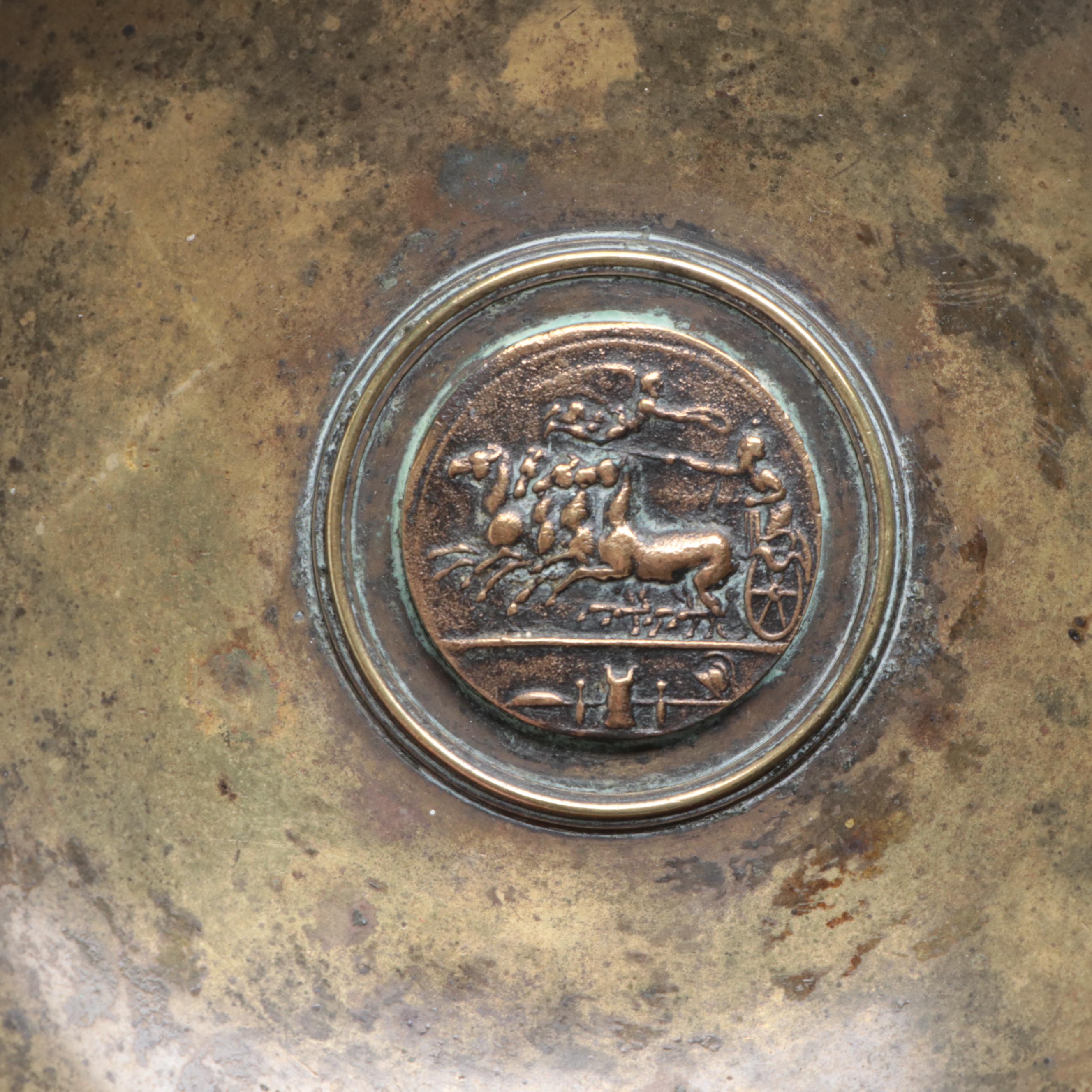 Greek Style Bronze Kylix and a Tazza, 19th Century