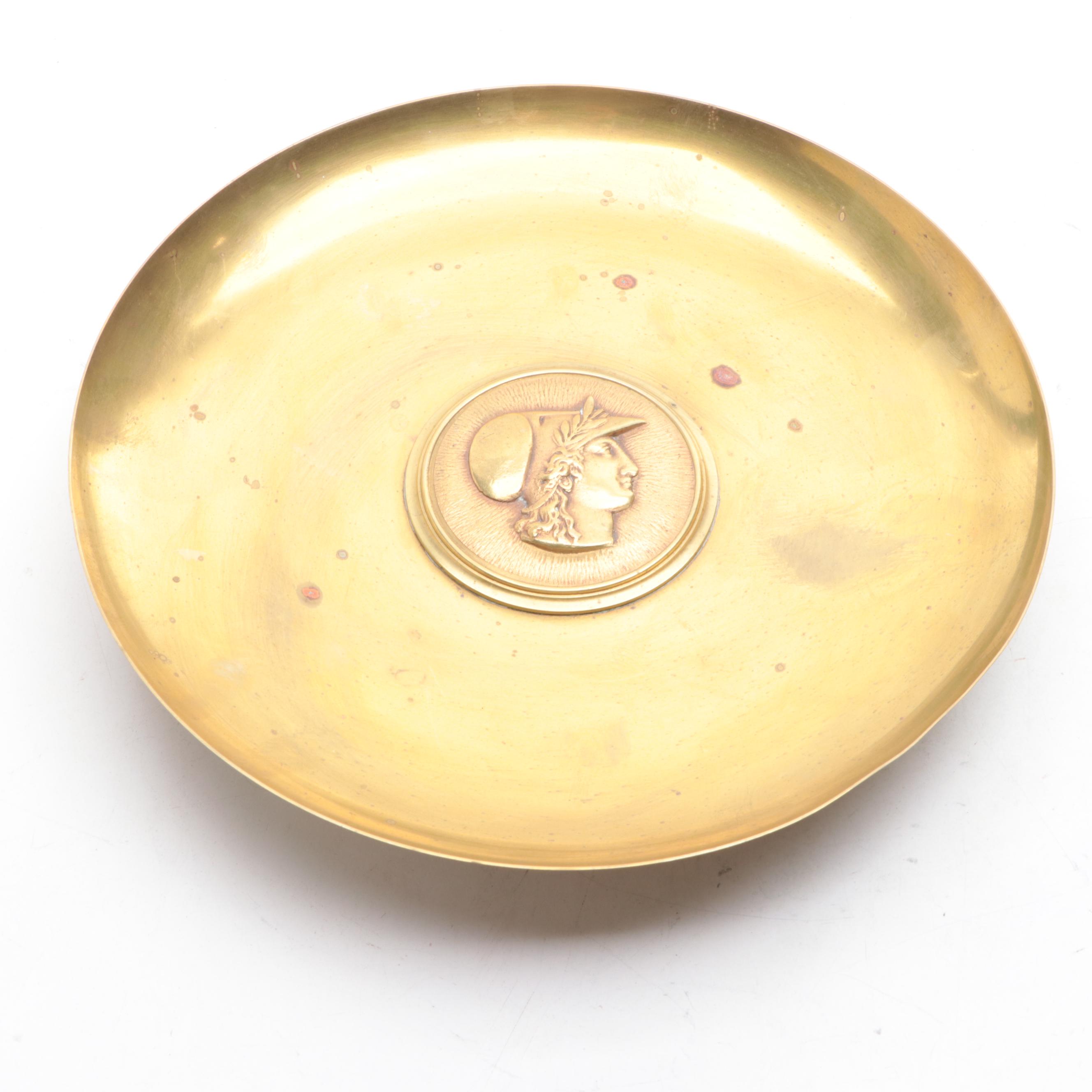 Greek Style Bronze Kylix and a Tazza, 19th Century