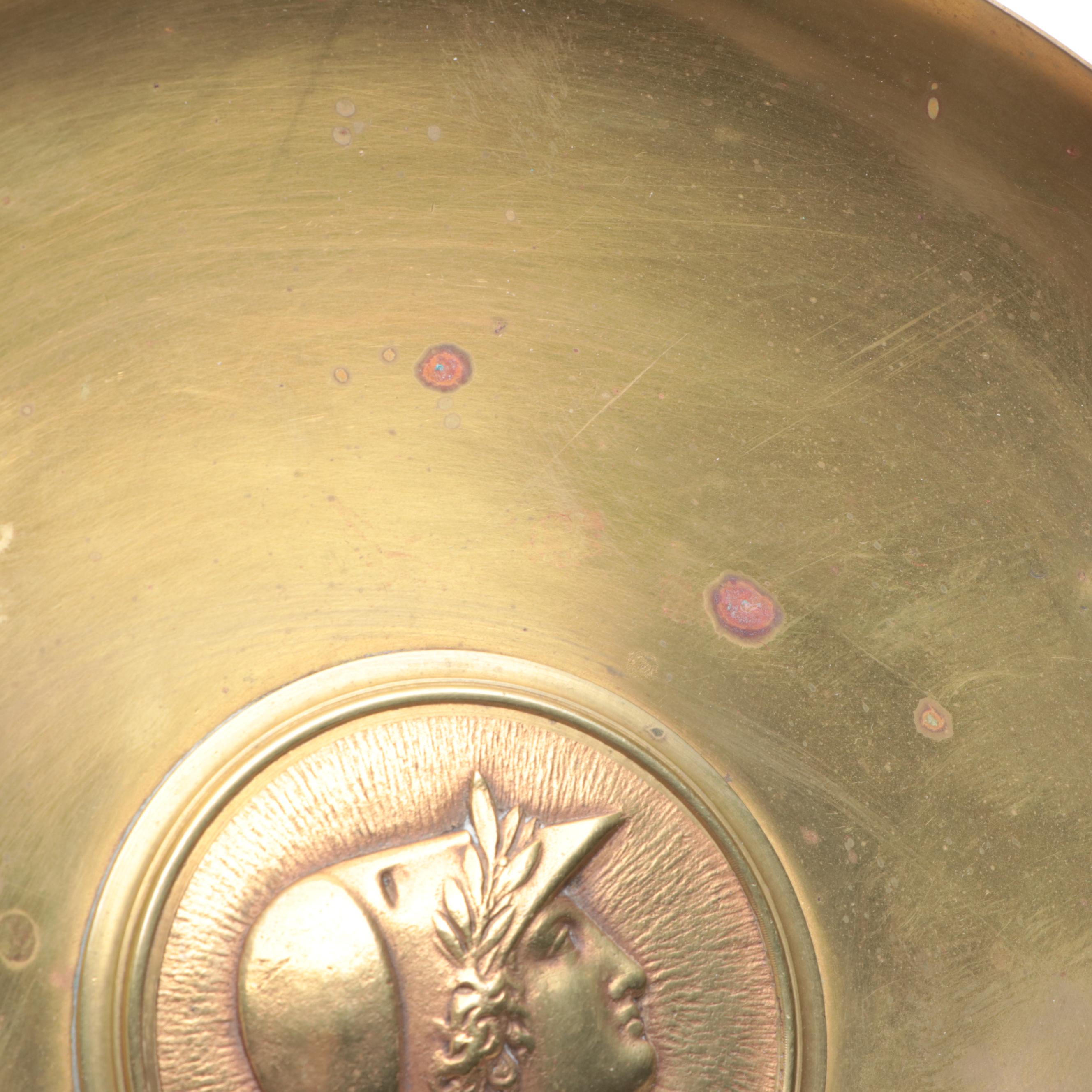 Greek Style Bronze Kylix and a Tazza, 19th Century