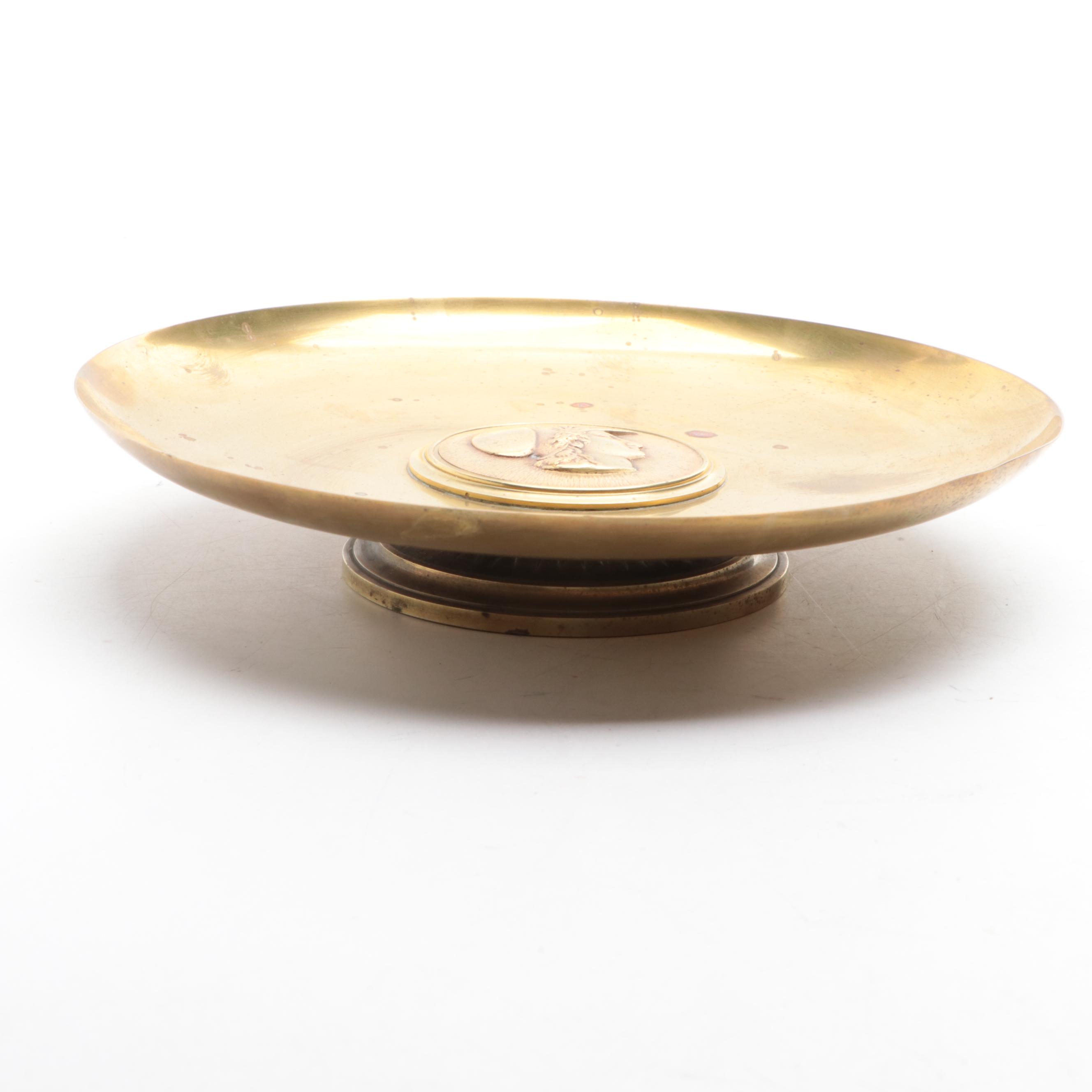 Greek Style Bronze Kylix and a Tazza, 19th Century