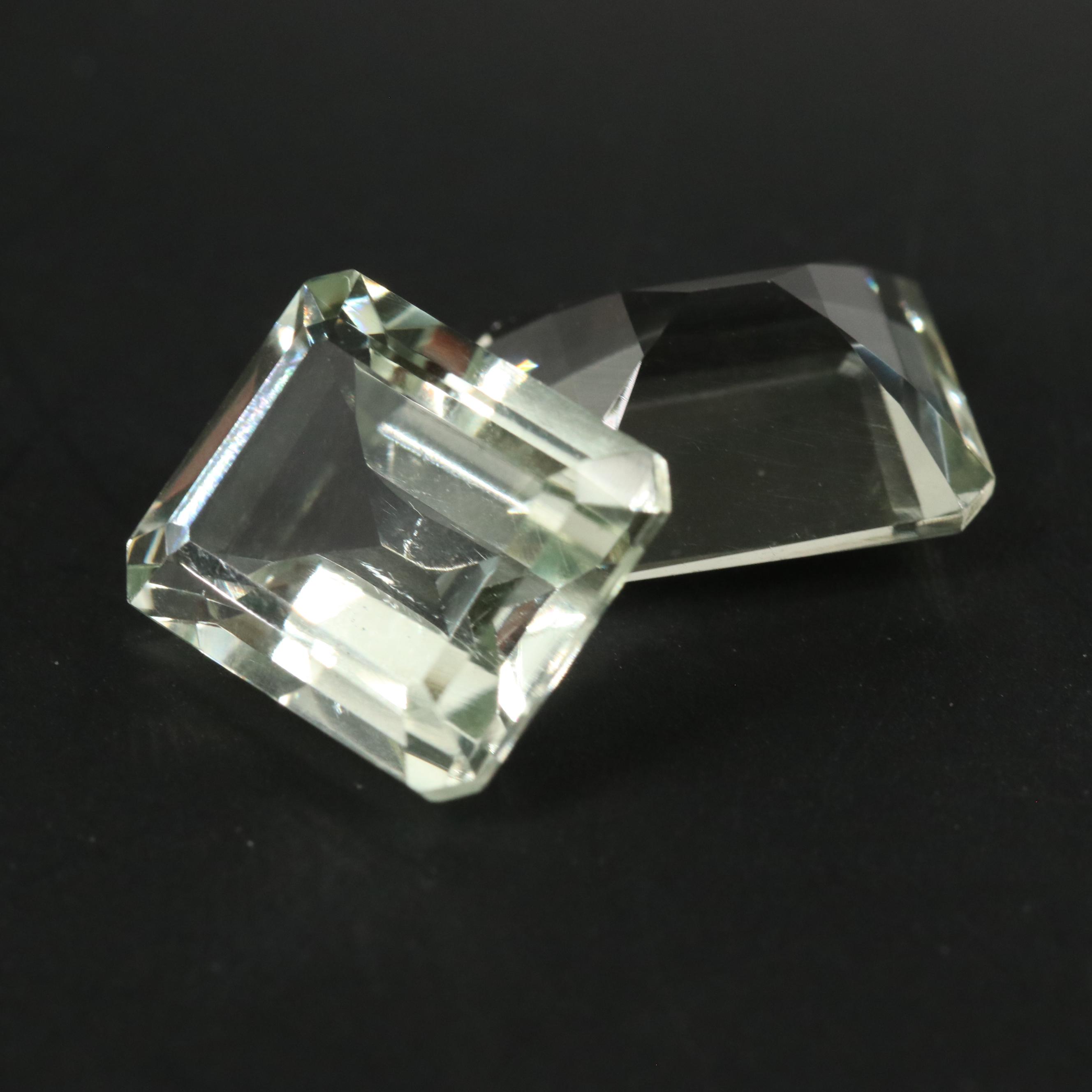 Loose 11.12 CTW Prasiolite