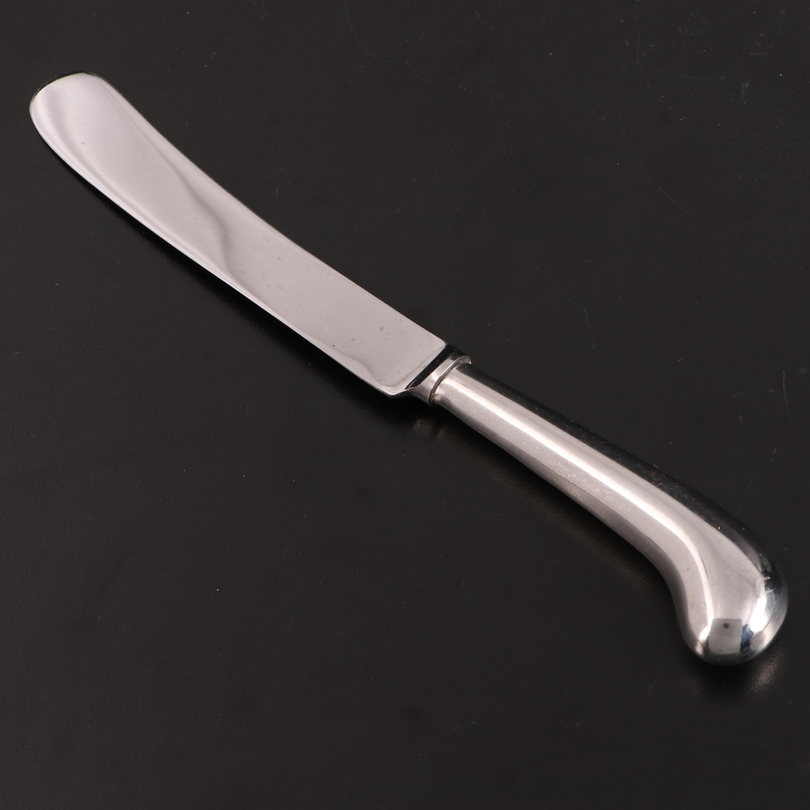 Sheffield Silver Plate and Stainless Steel Dinner and Salad Knives