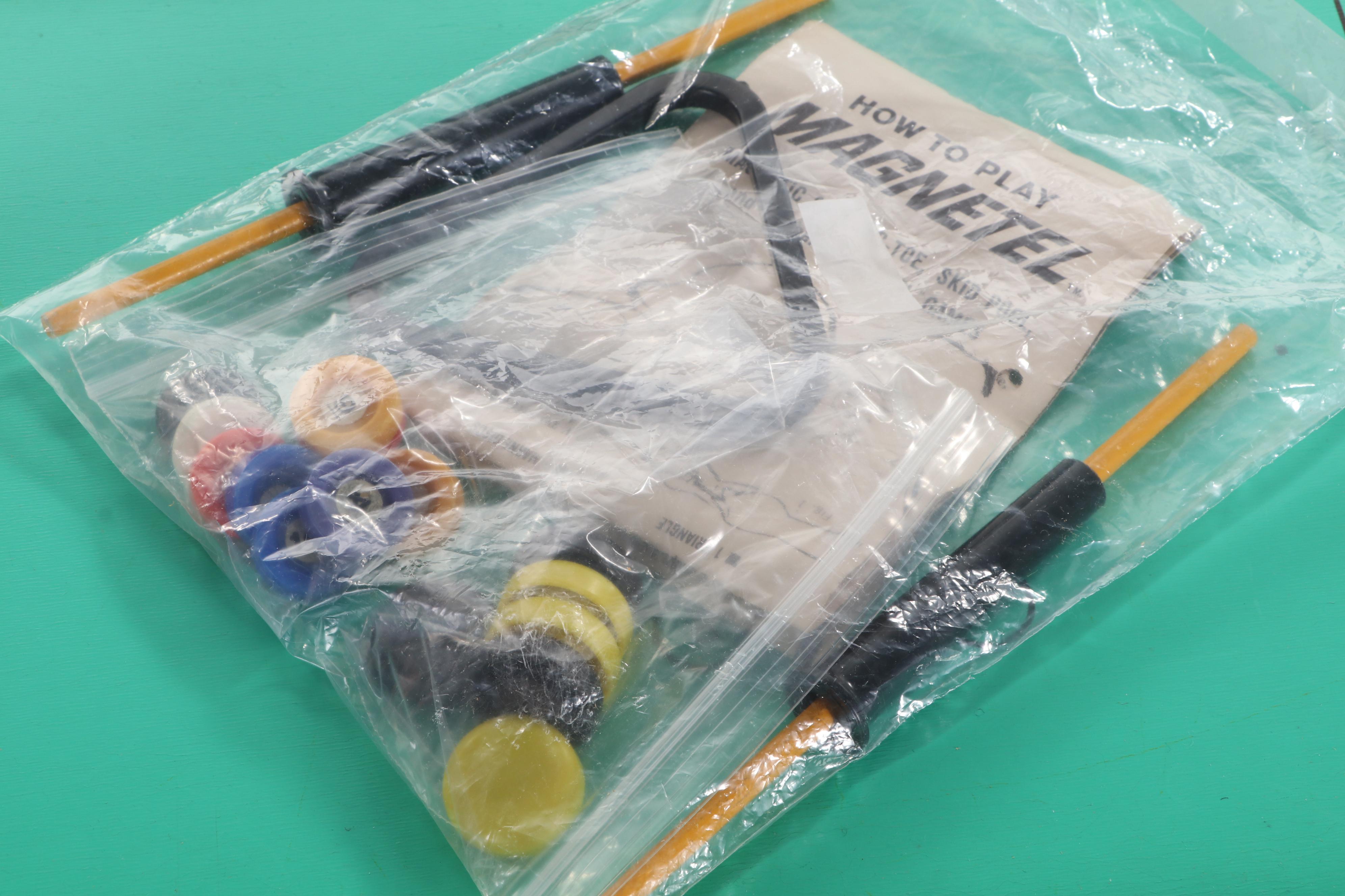 Tudor Tru Action Electric Board Games with Mattel Magnetel Billiards Game