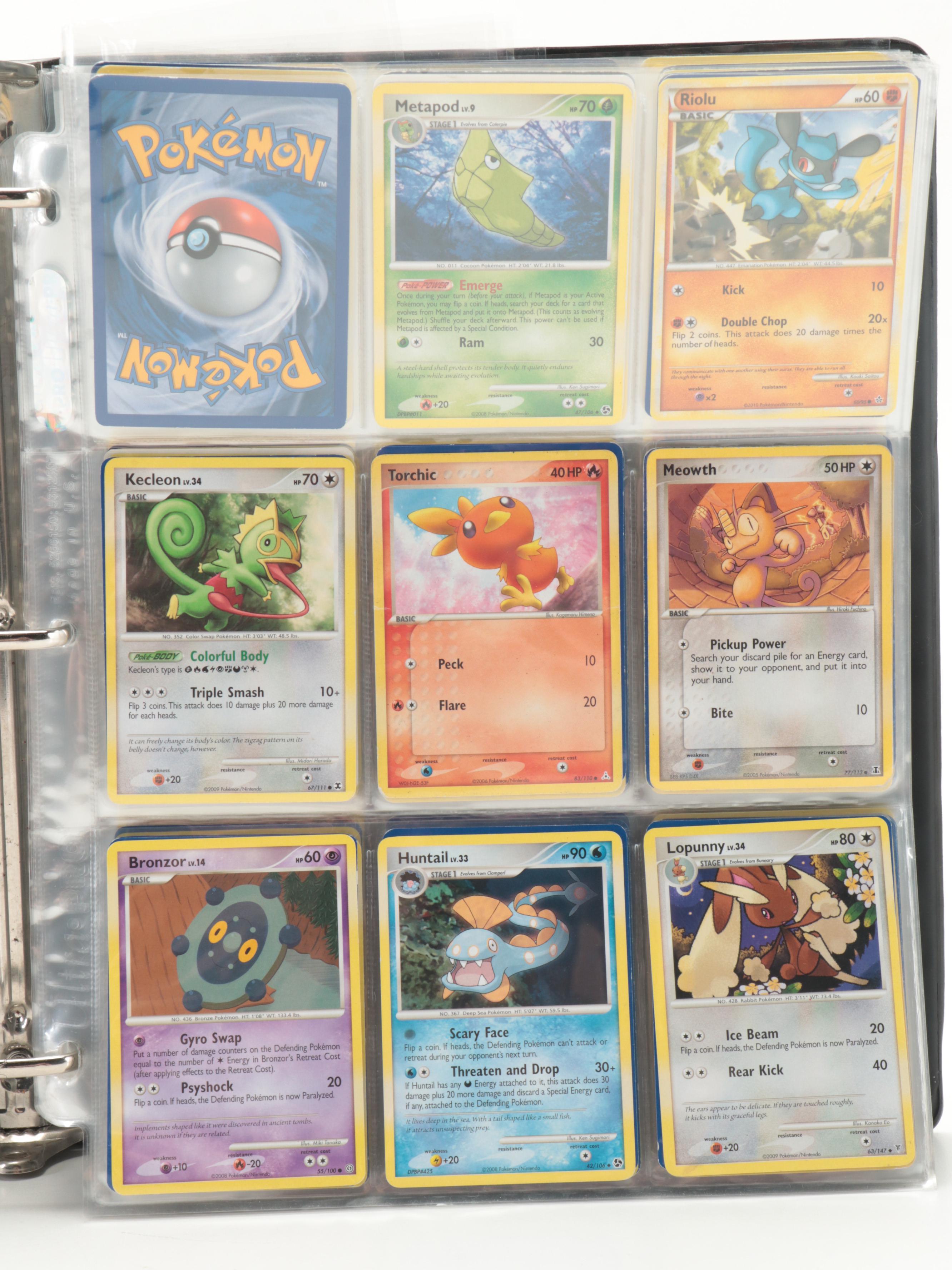 Pokémon Trading Cards Including Reverse Holos, Promos and More, 2000s–2010s