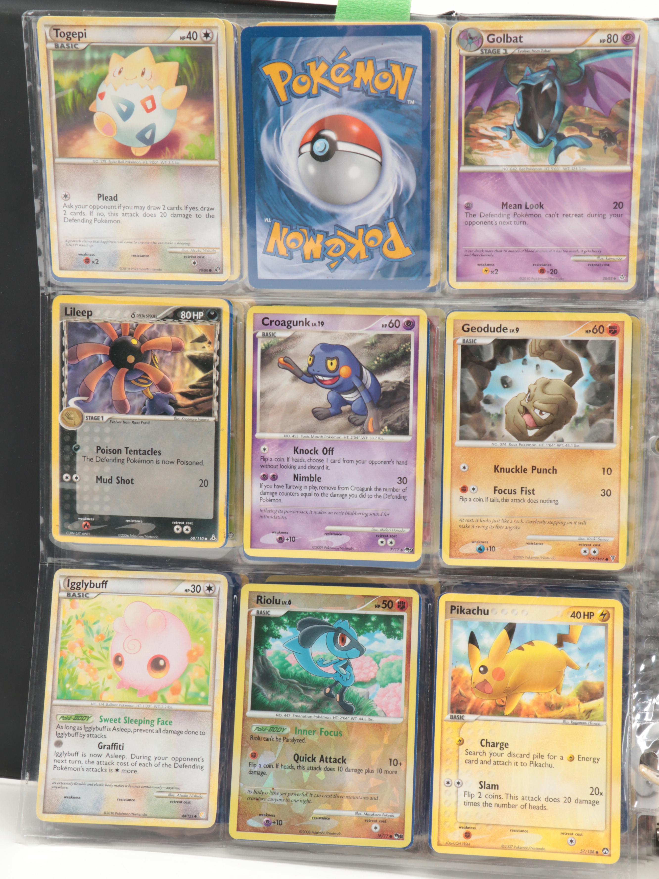 Pokémon Trading Cards Including Reverse Holos, Promos and More, 2000s–2010s