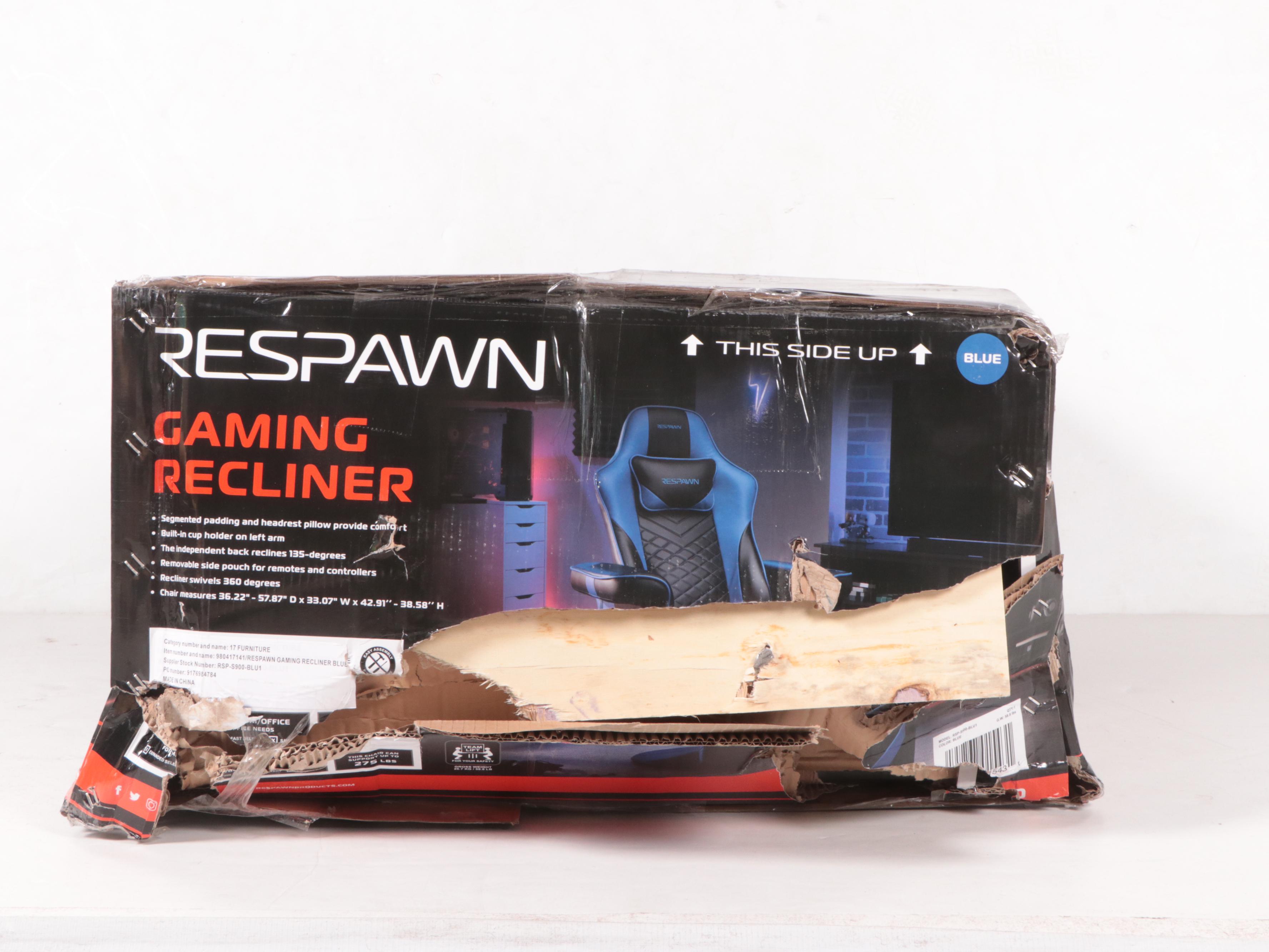 Respawn RSP-S900 Blue Gaming Swivel Recliner Chair