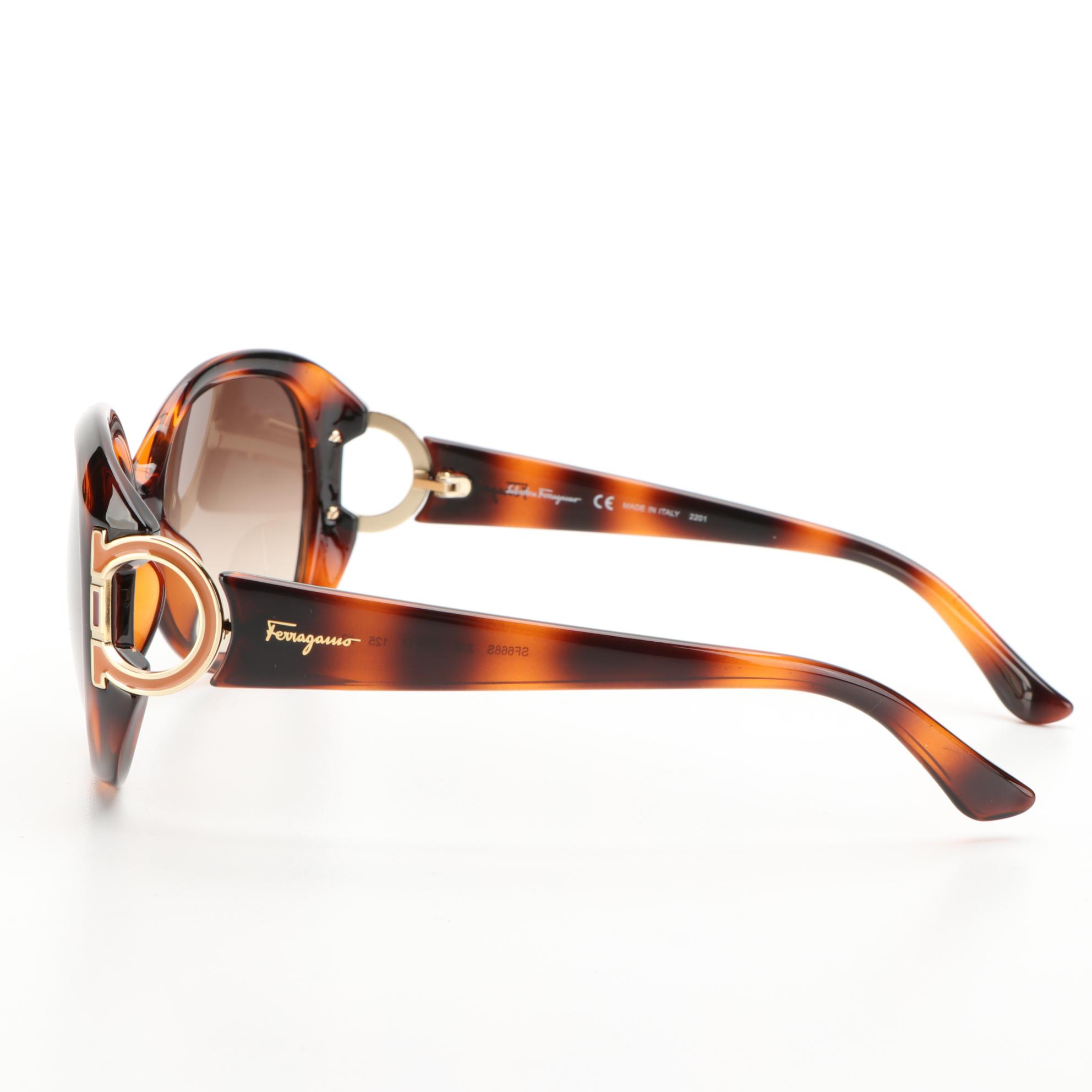 Salvatore Ferragamo SF668S Sunglasses with Case and Box