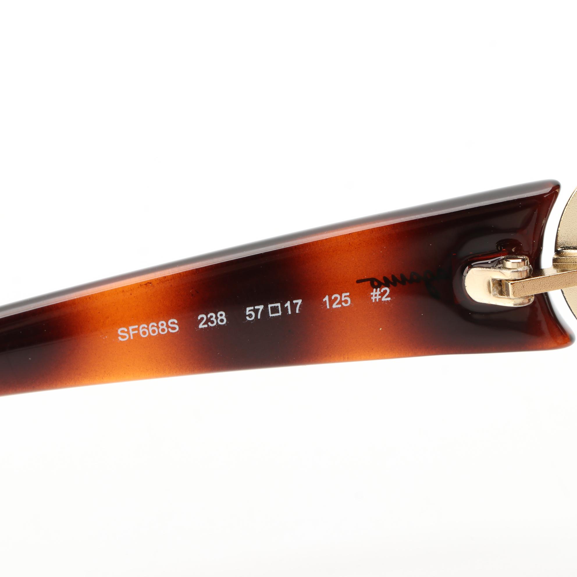 Salvatore Ferragamo SF668S Sunglasses with Case and Box