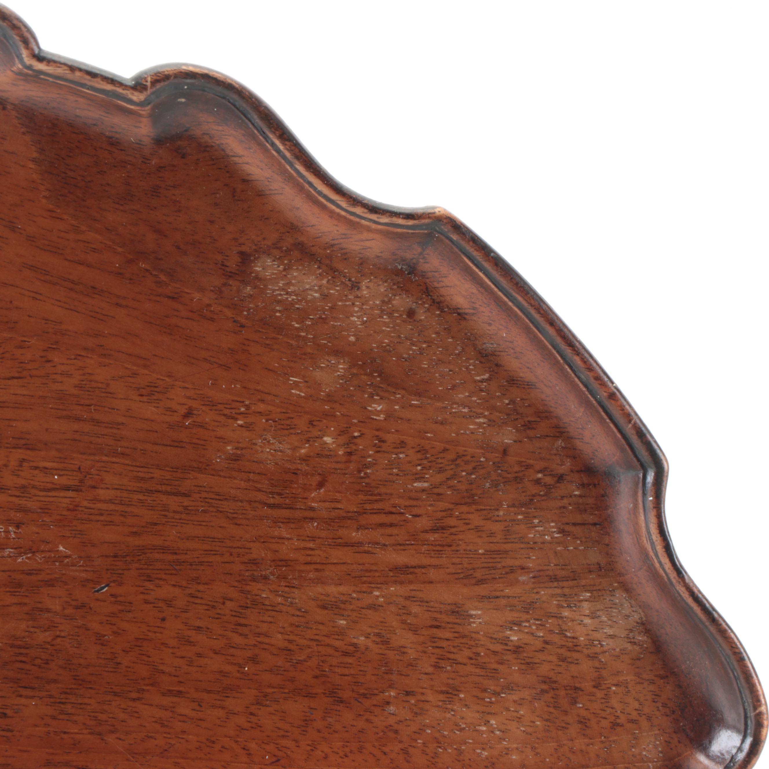 George III Mahogany Silver-Form Tray, Circa 1800