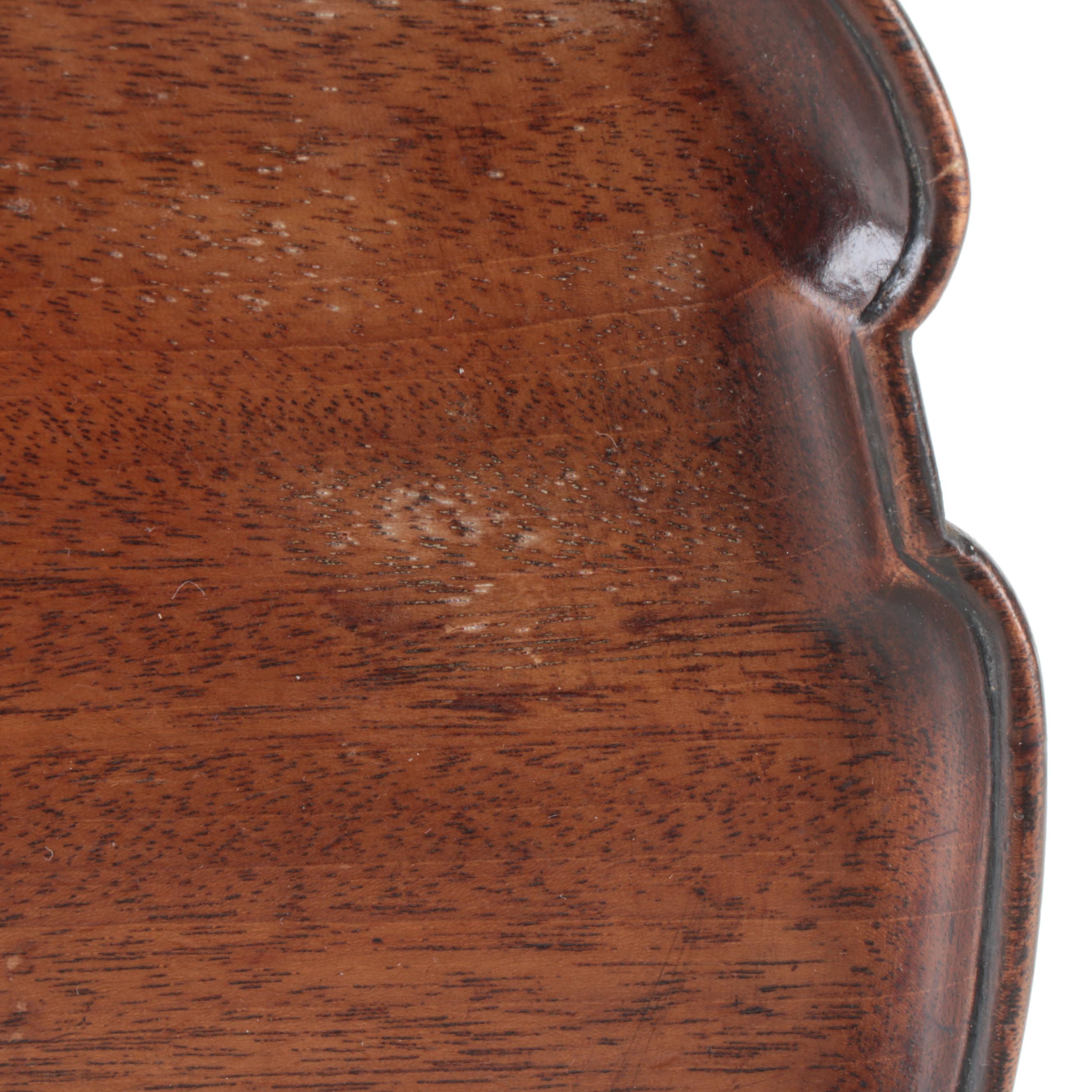 George III Mahogany Silver-Form Tray, Circa 1800