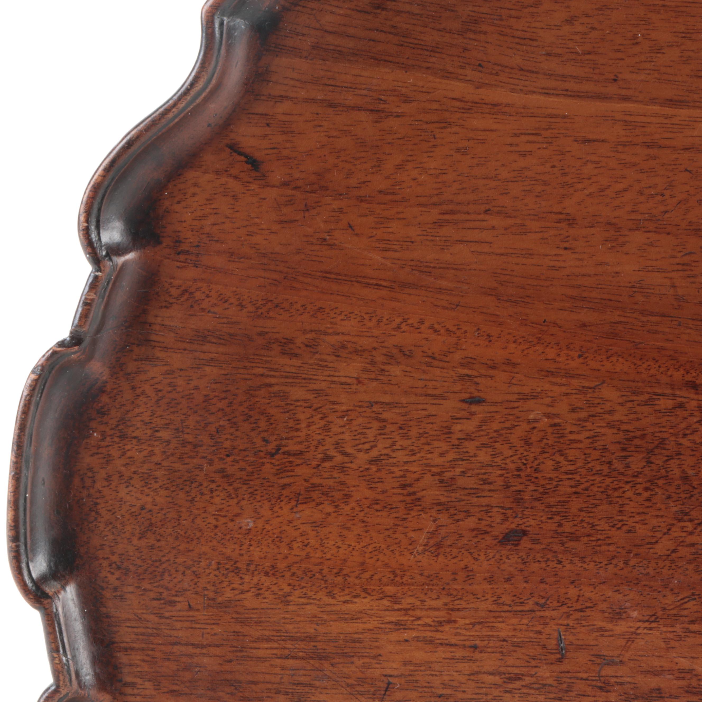 George III Mahogany Silver-Form Tray, Circa 1800