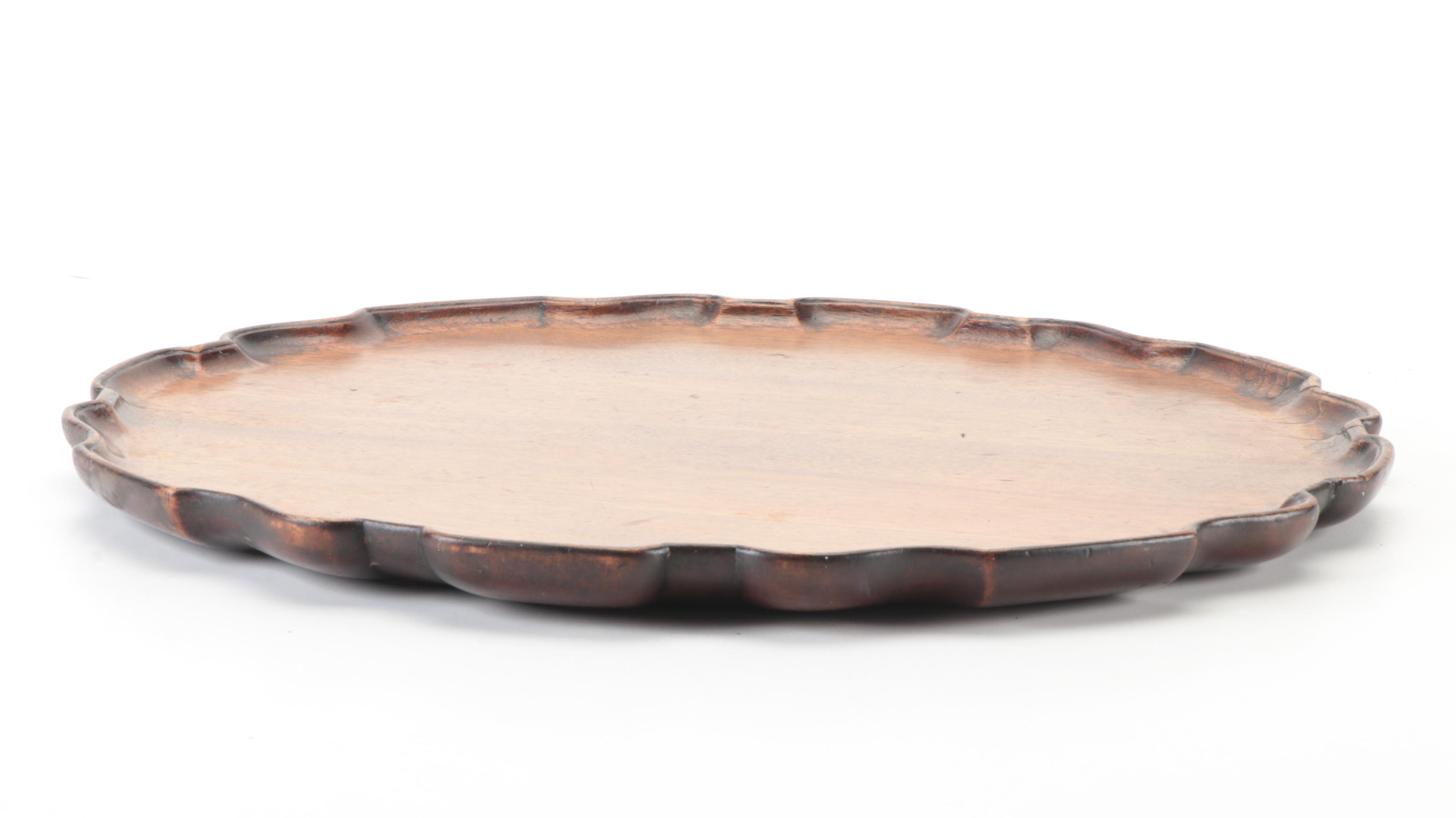 George III Mahogany Silver-Form Tray, Circa 1800