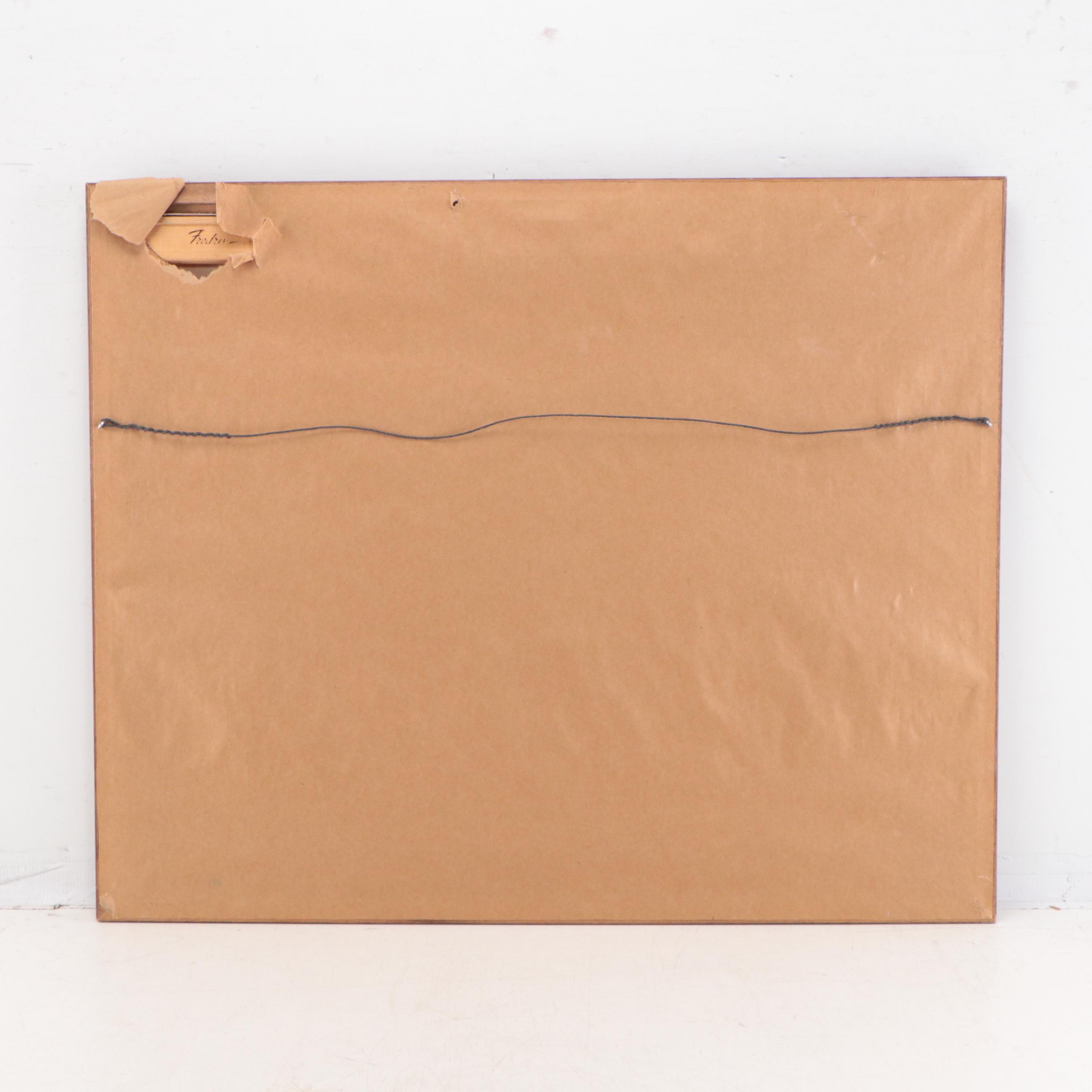 Impressionist Inspired Garden Landscape Oil Painting