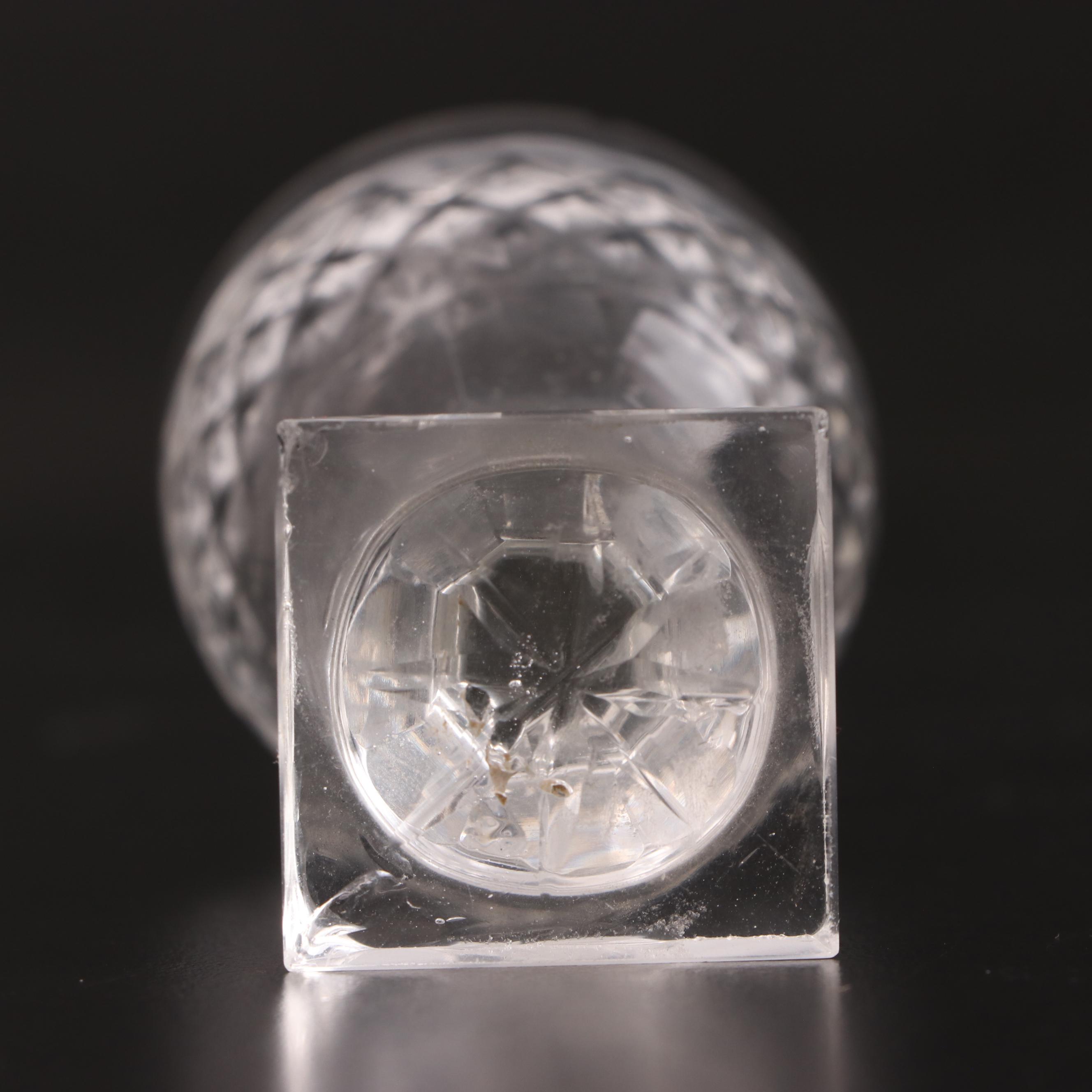 Sun Purple Flint Glass with Other Glass Goblets and Muddlers