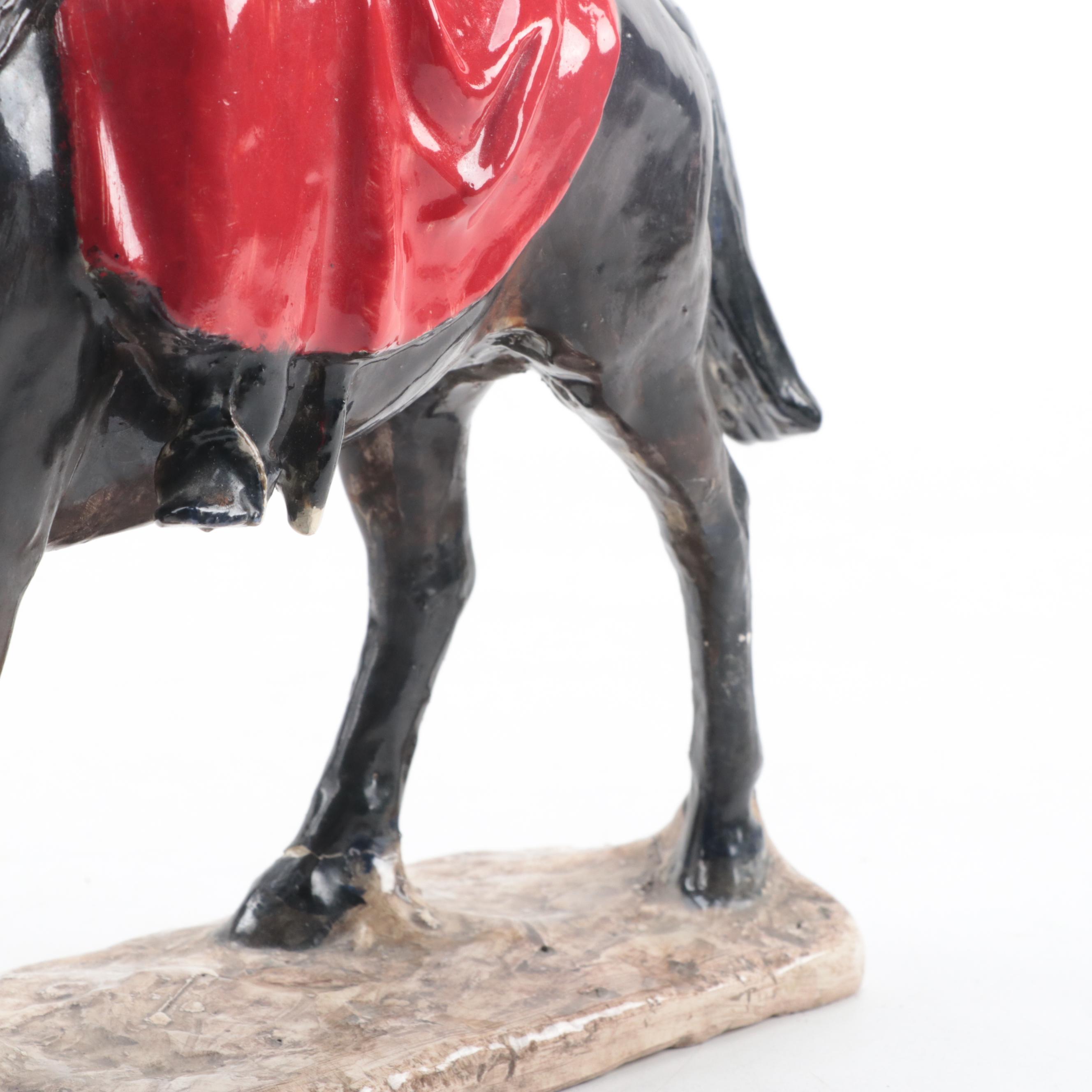 Kathleen Wheeler Ceramic Figure "The Guardsman", Early to Mid-20th Century