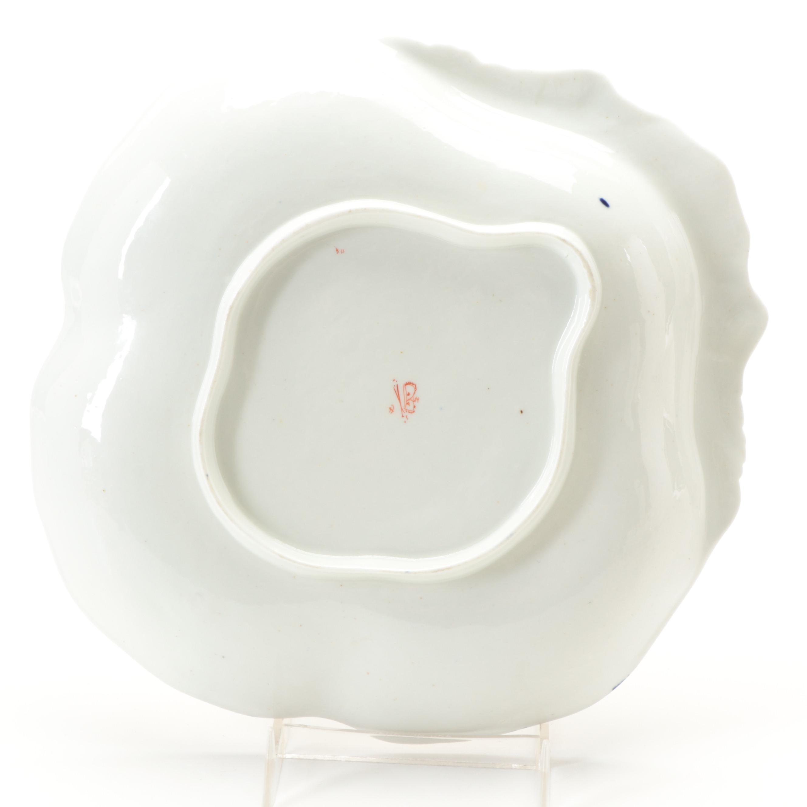 Derby Fruit Bowl and Other Hand-Painted English Porcelain Tableware