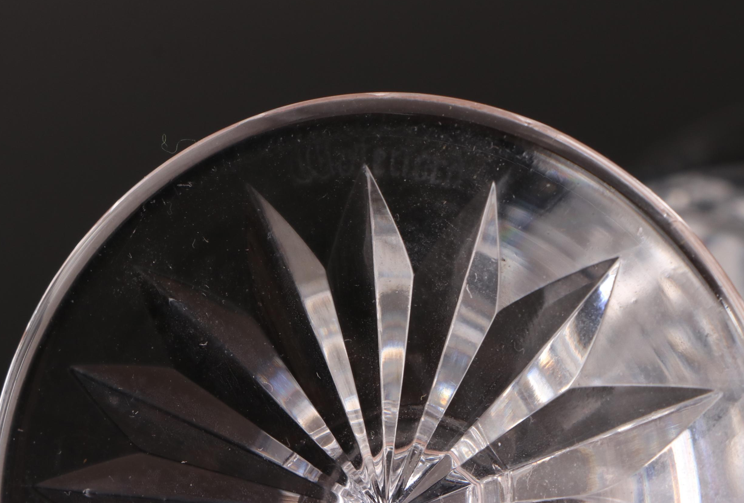 Waterford Crystal "Lismore" Water Goblets and Other "Lismore" Stemware