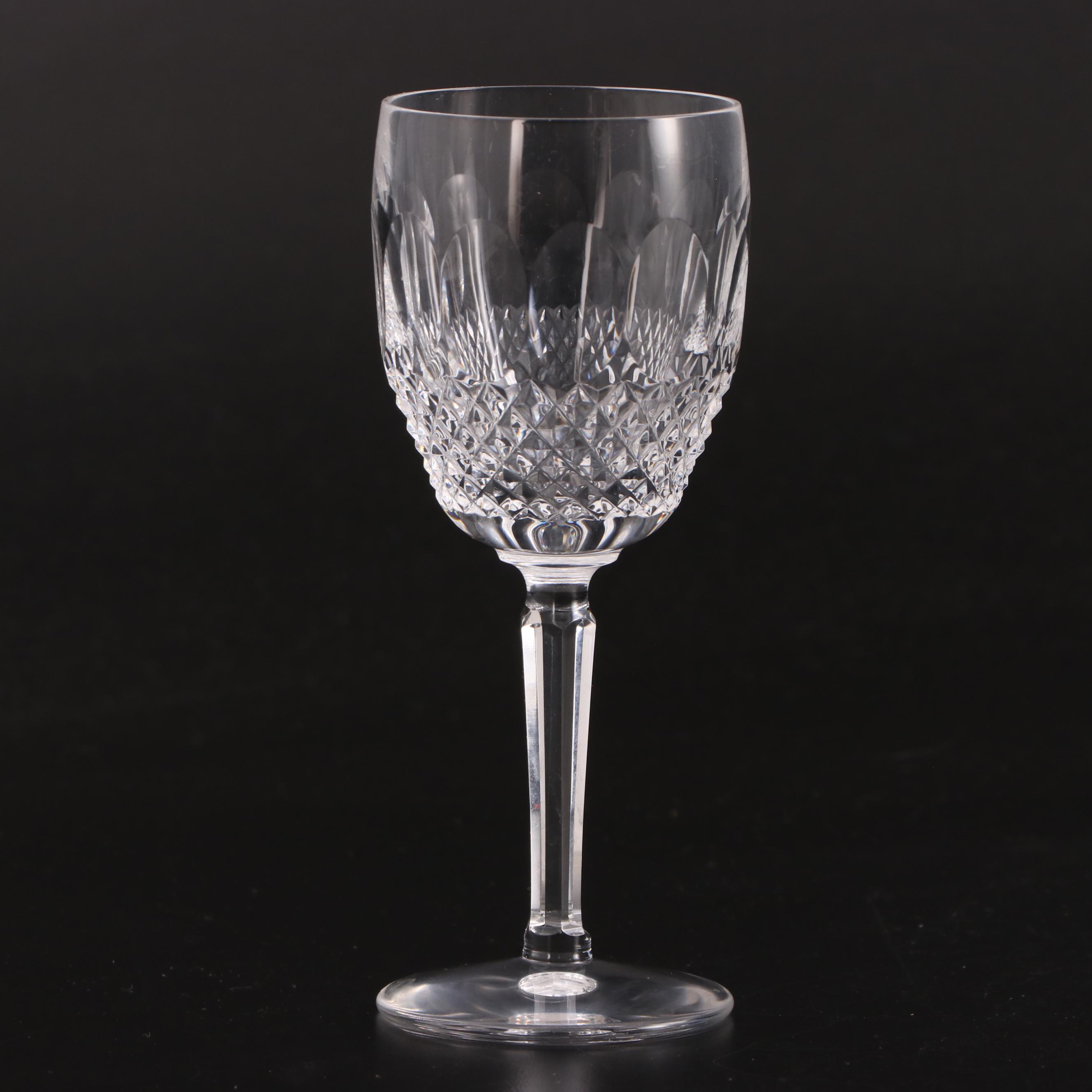 Waterford Crystal "Colleen" Tall Stem Wine Glasses