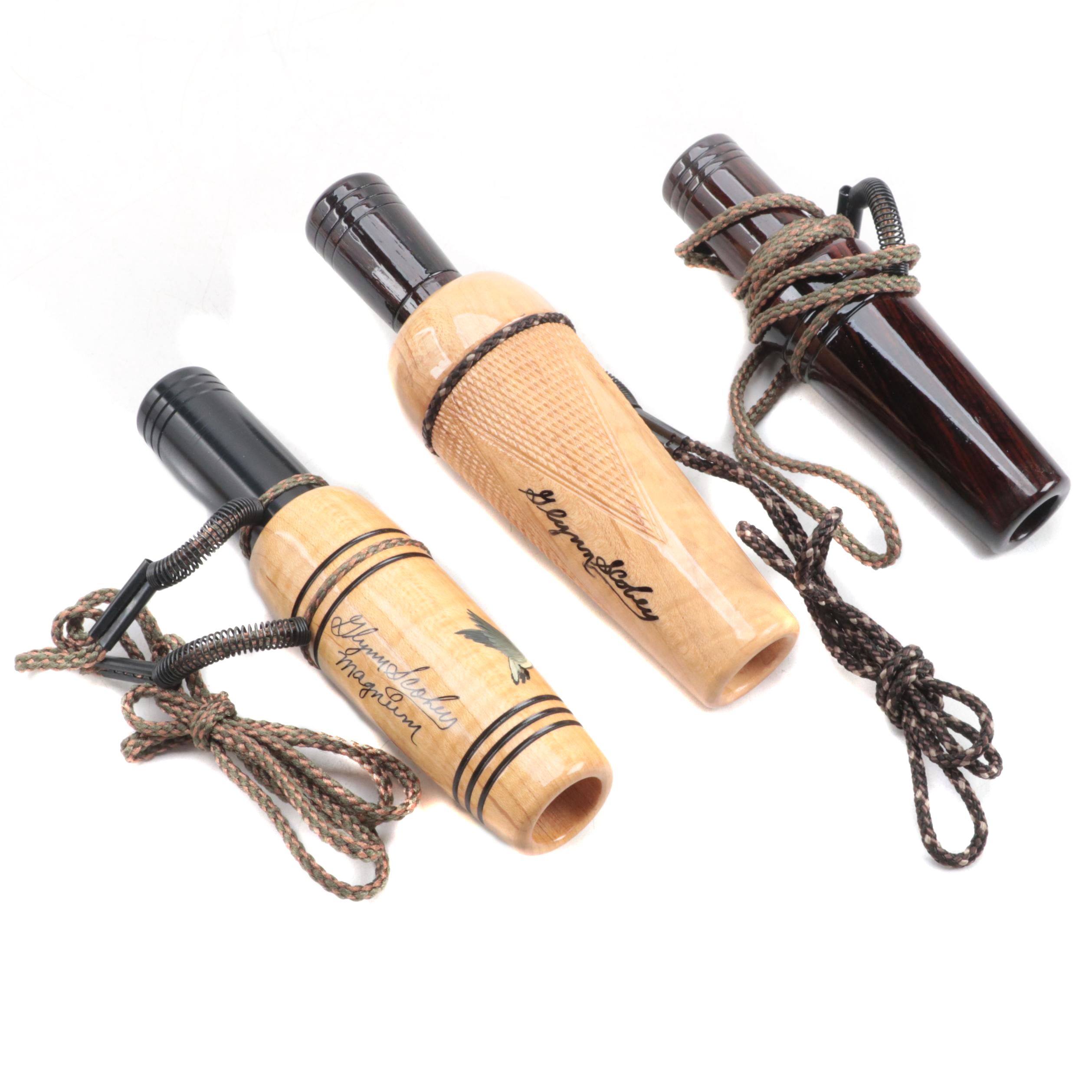 Glynn Scobey Hand-Crafted Wooden Magnum Goose and Mallard Duck Calls