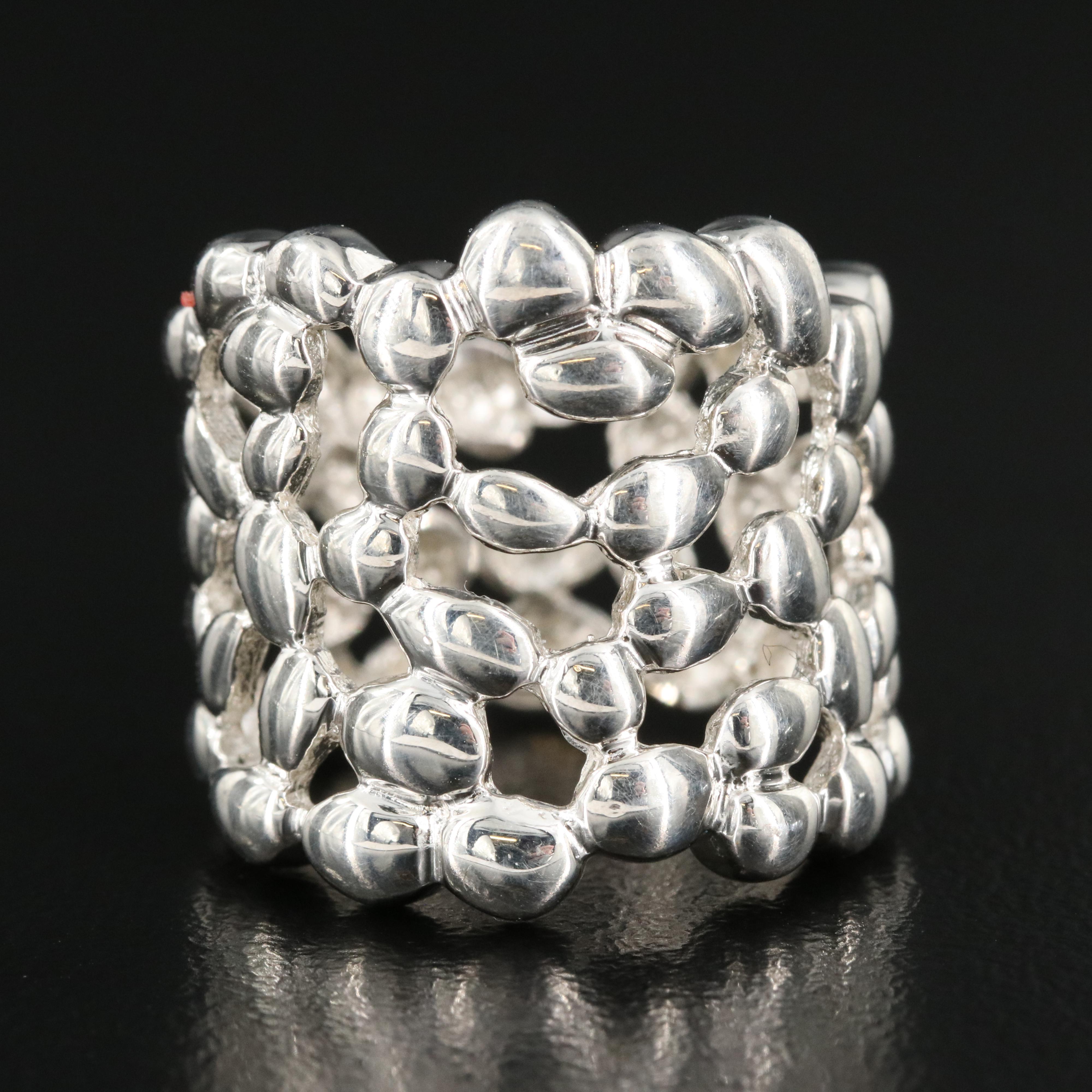 Sterling Textured Band