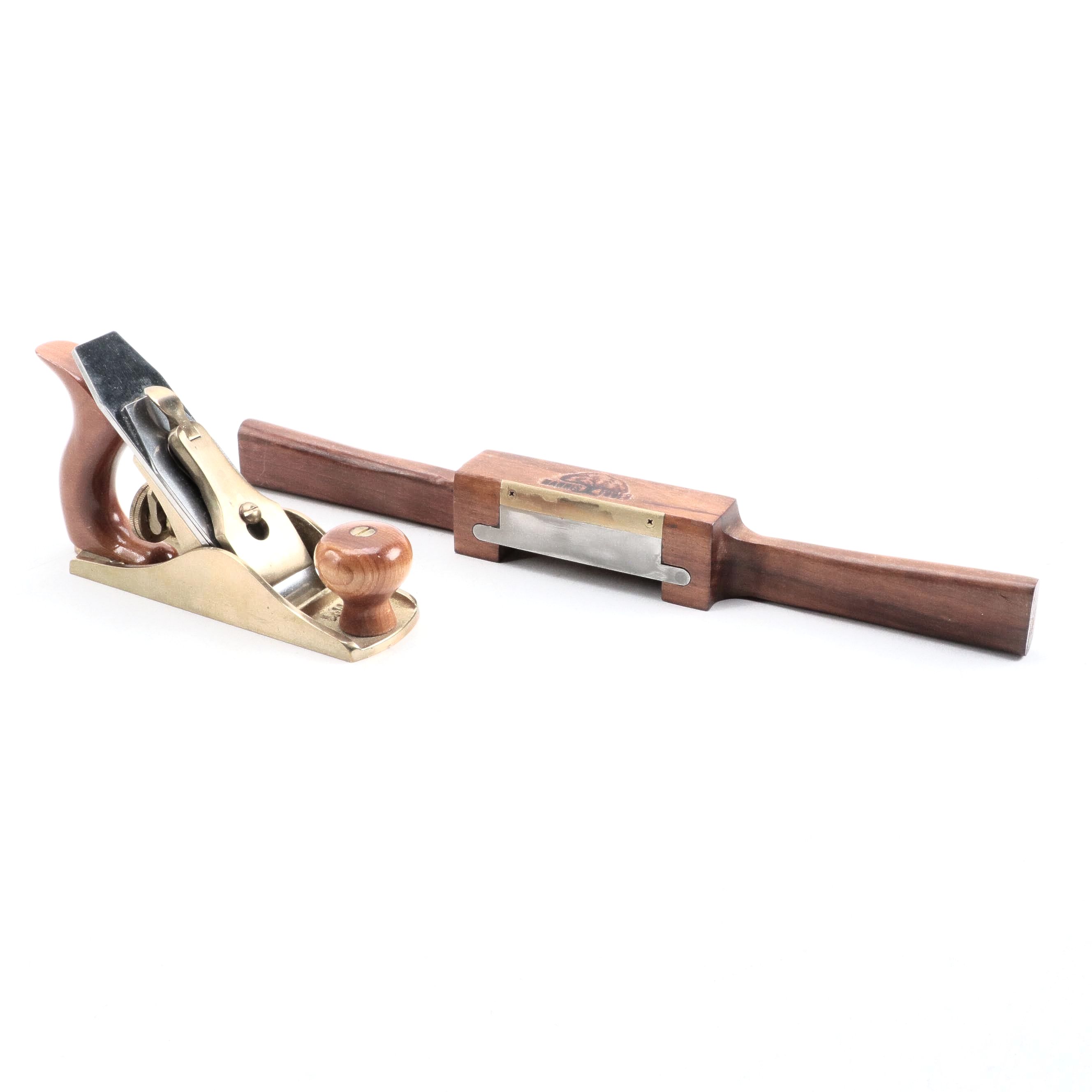 Harris Tools Scraper Plane with Lie-Nielsen Block Plane Tool