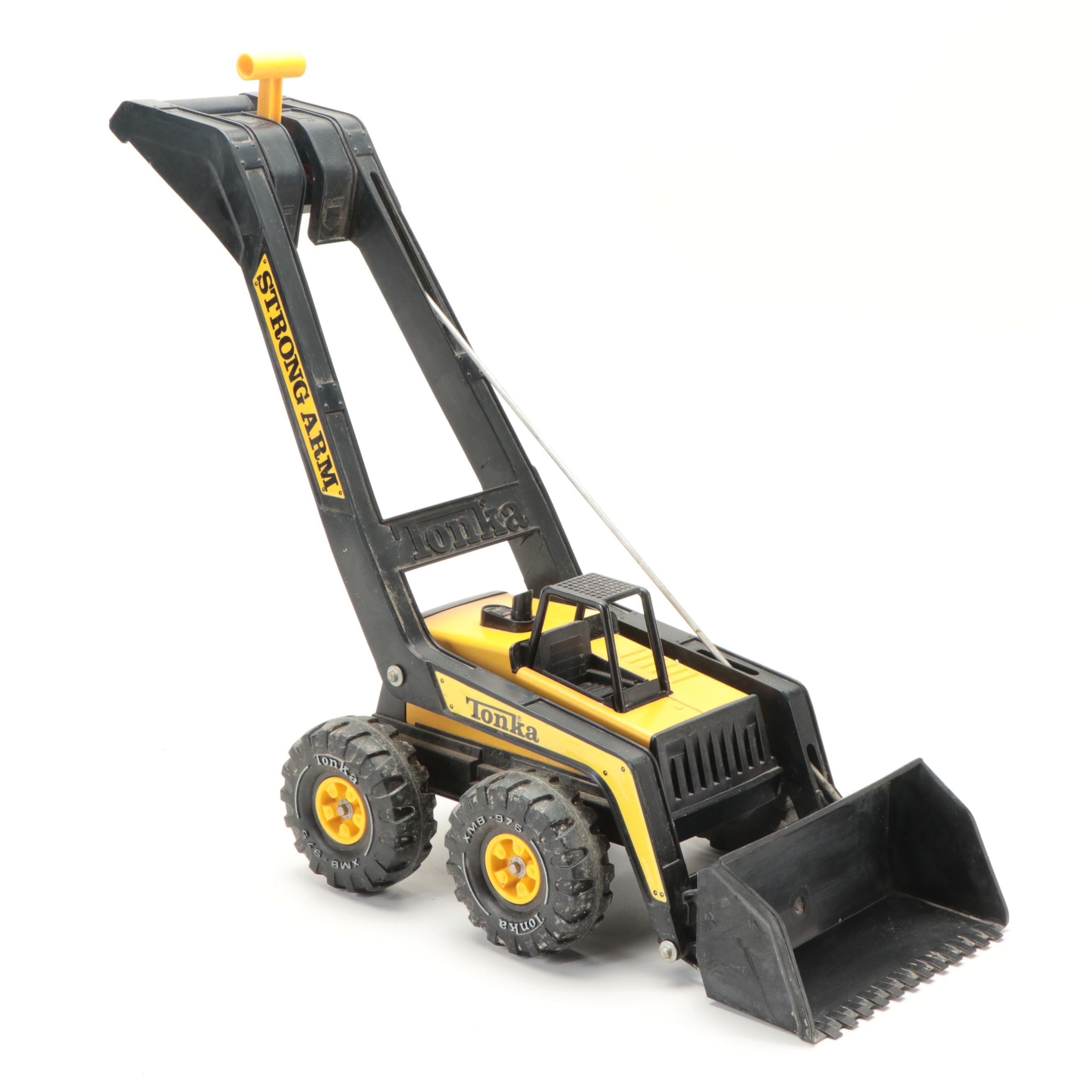 Tonka "Strong Arm" Diecast and Plastic Walk Behind Front-End Loader