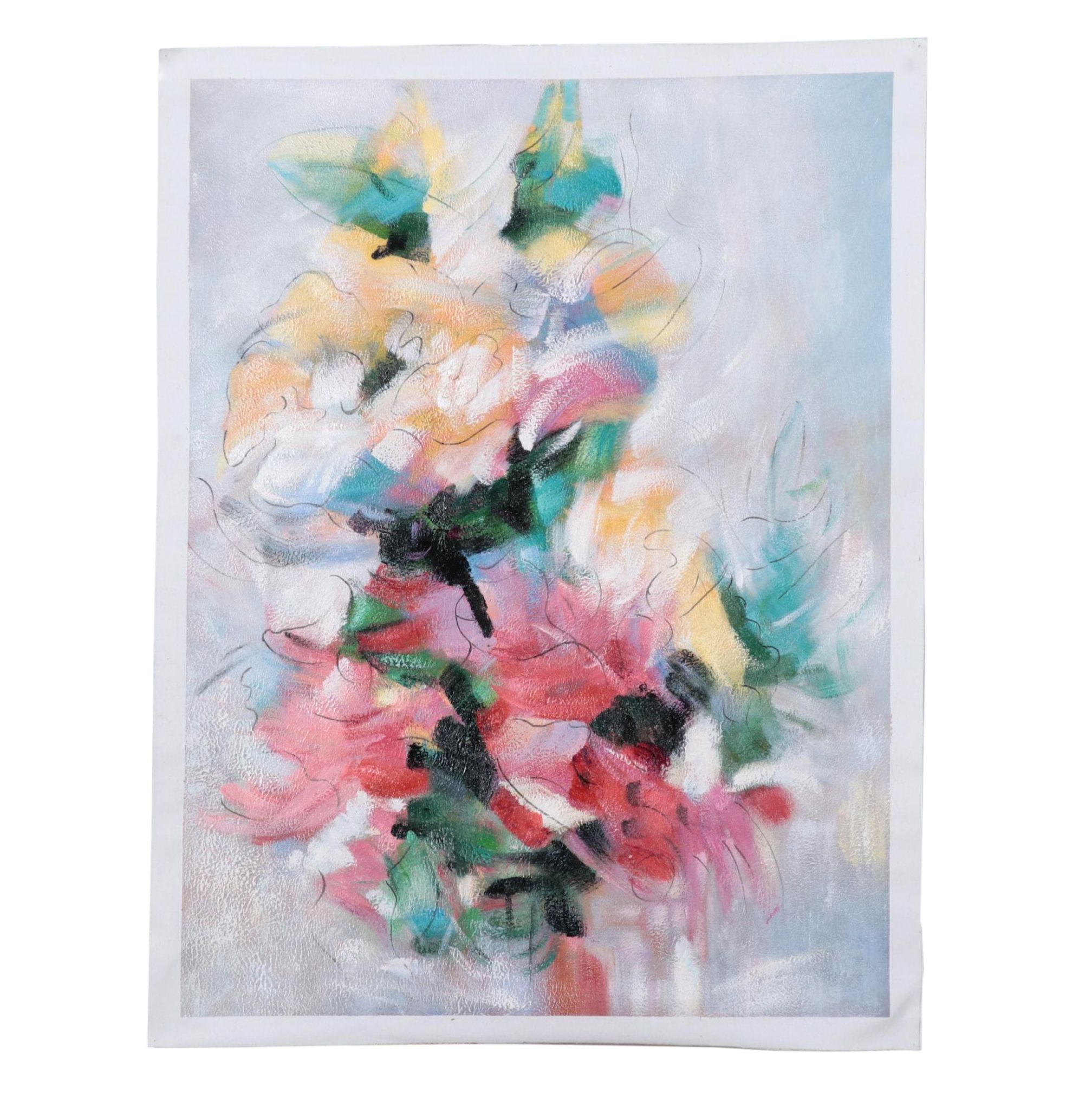 Zheng Large-Scale Abstract Oil Painting, 21st Century