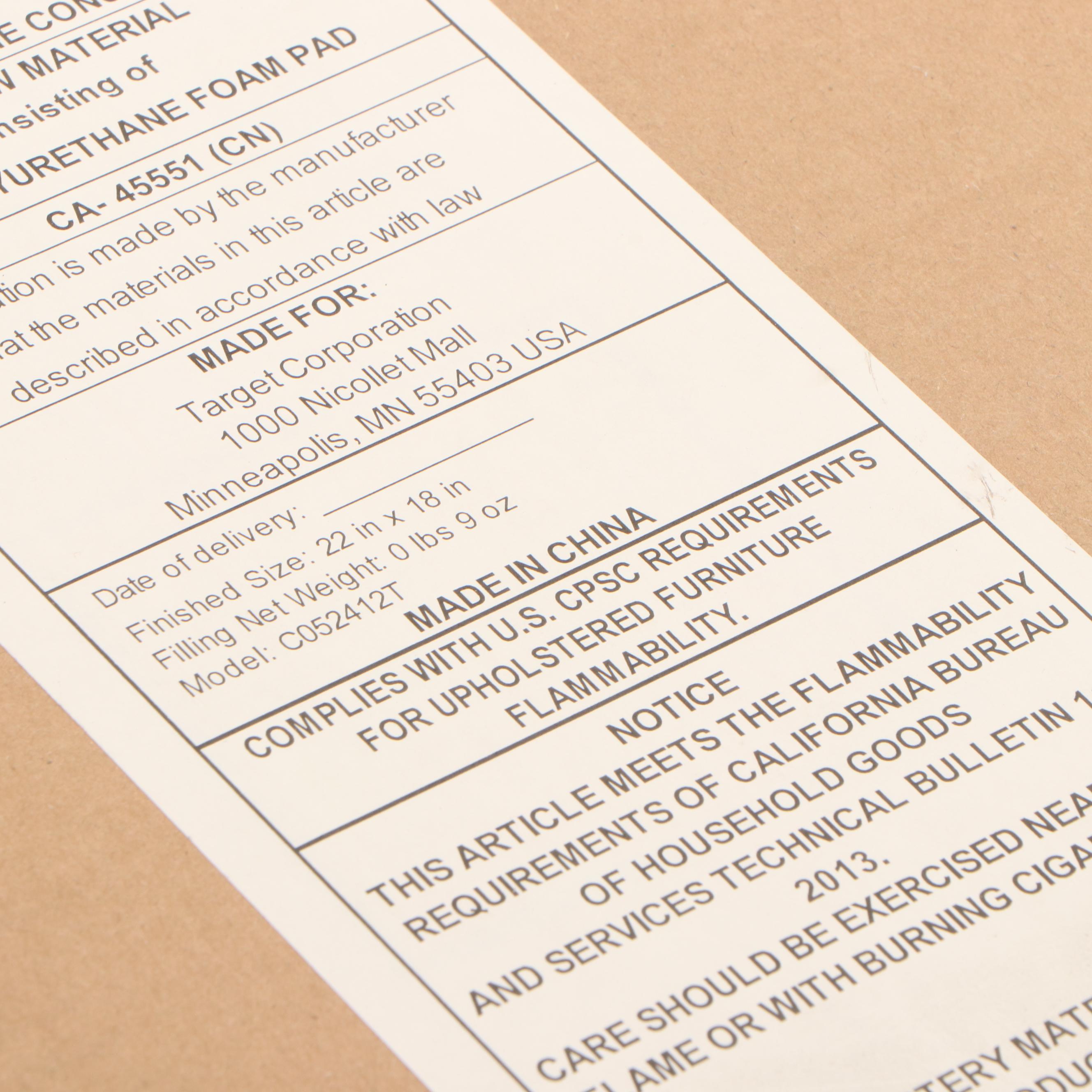 Four Project 62 Turnbull Dark Gray Linen Upholstered Dining Chairs