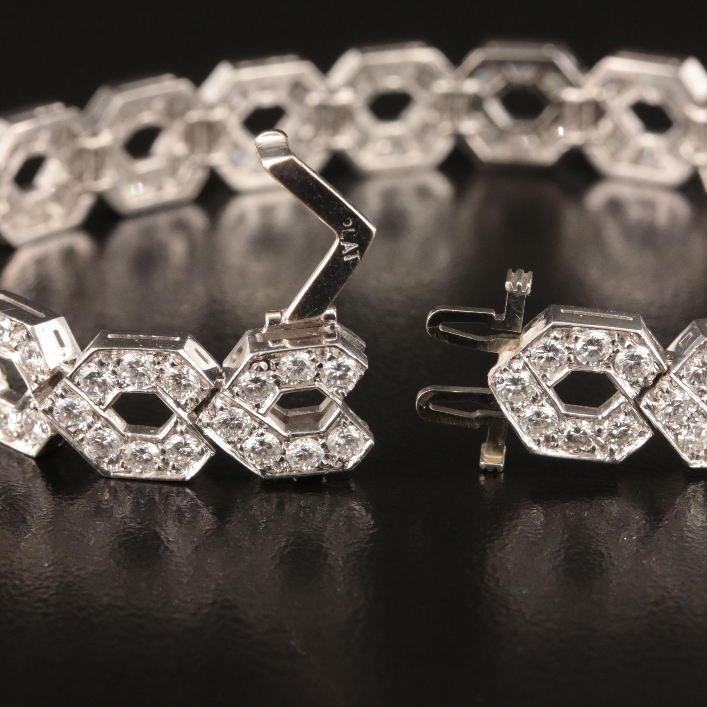 Platinum 8.04 CTW Diamond Bracelet