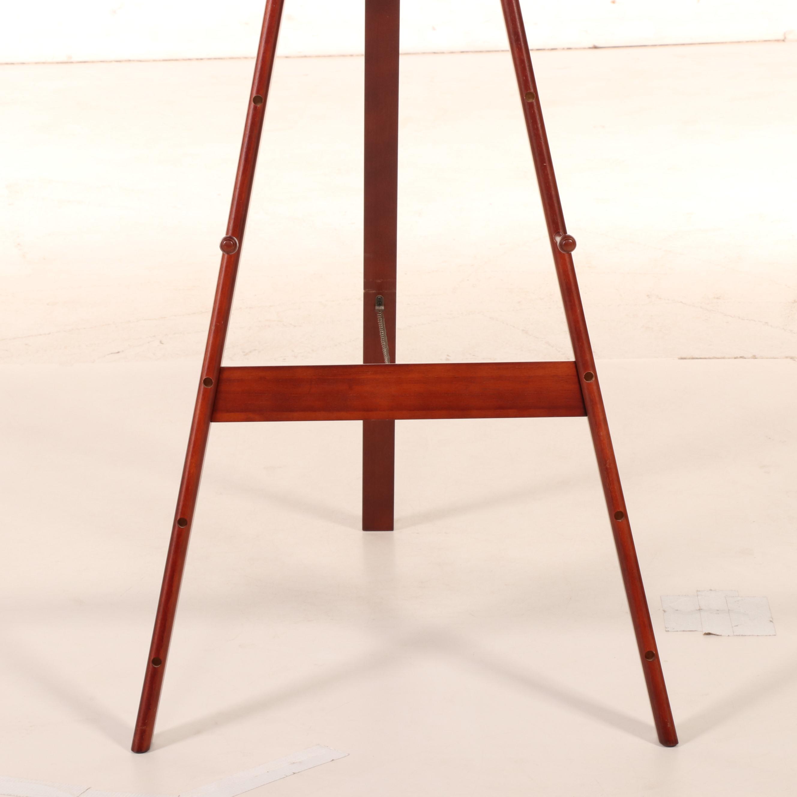 Contemporary Cherry-Stained Adjustable Display Easel