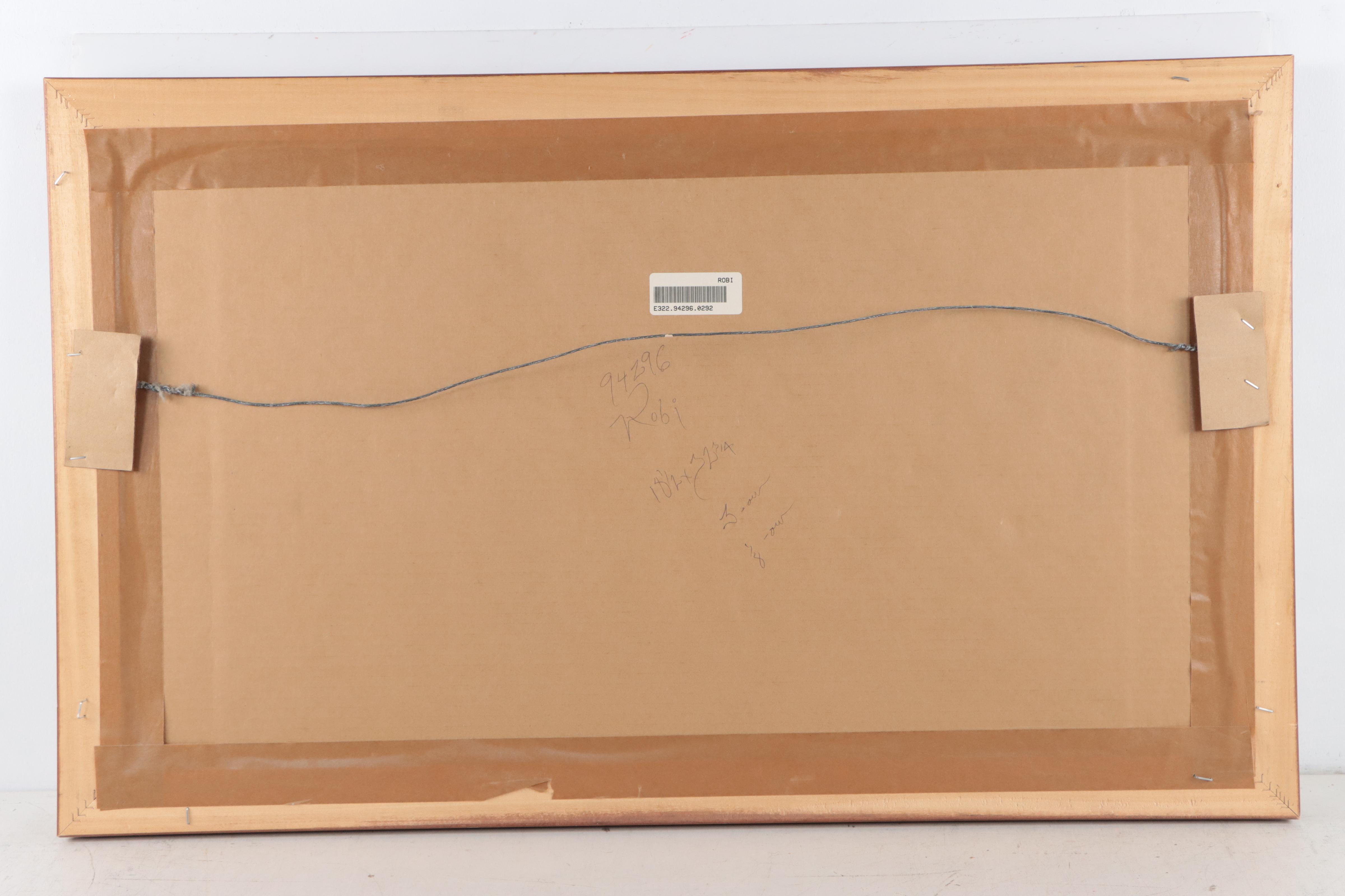 Louis Robichaud Embellished Giclée of Venice Canal Scene