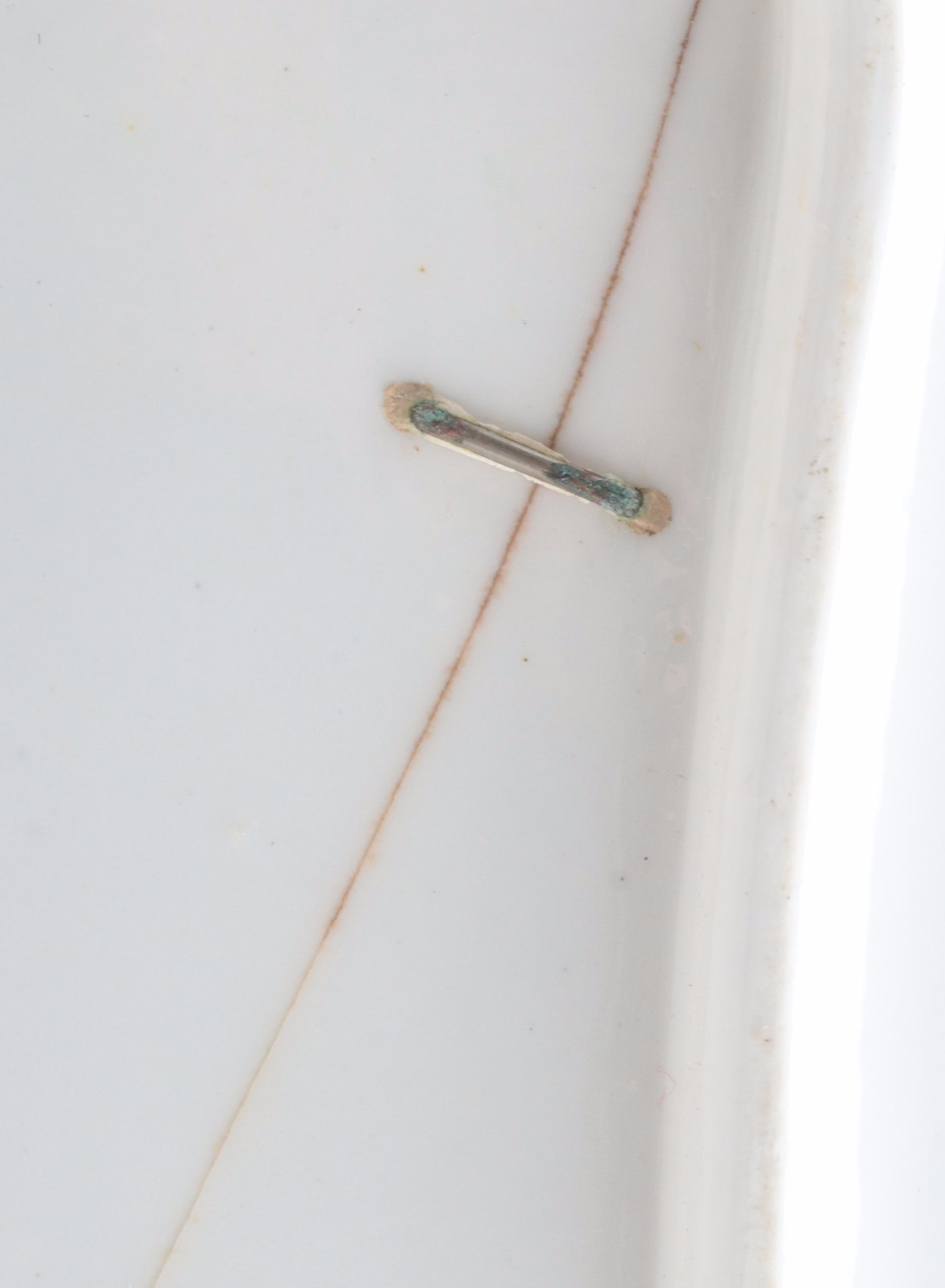 English Porcelain Hand-Painted Botanical Fruit Service