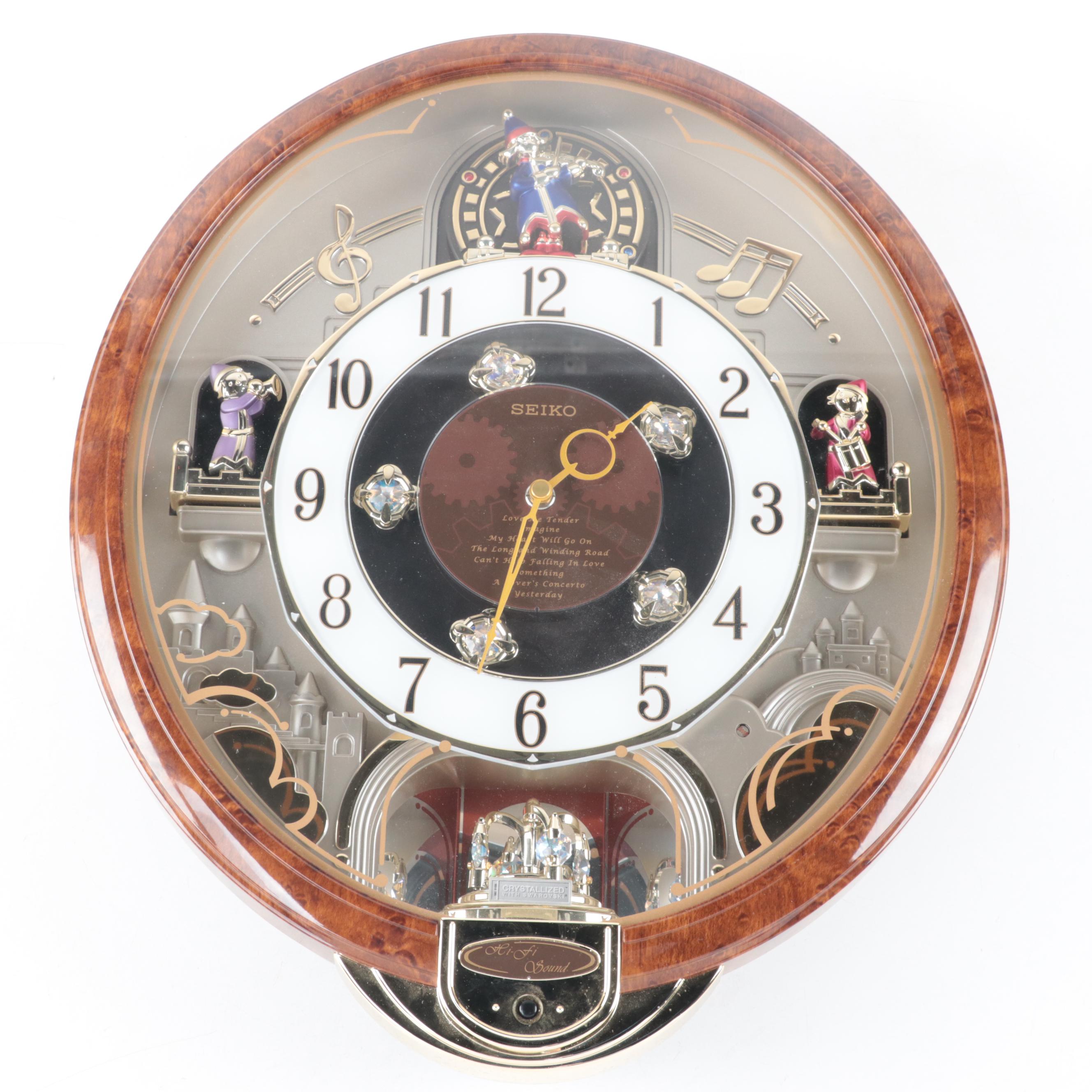 Seiko "Melodies in Motion" Musical Wall Clock