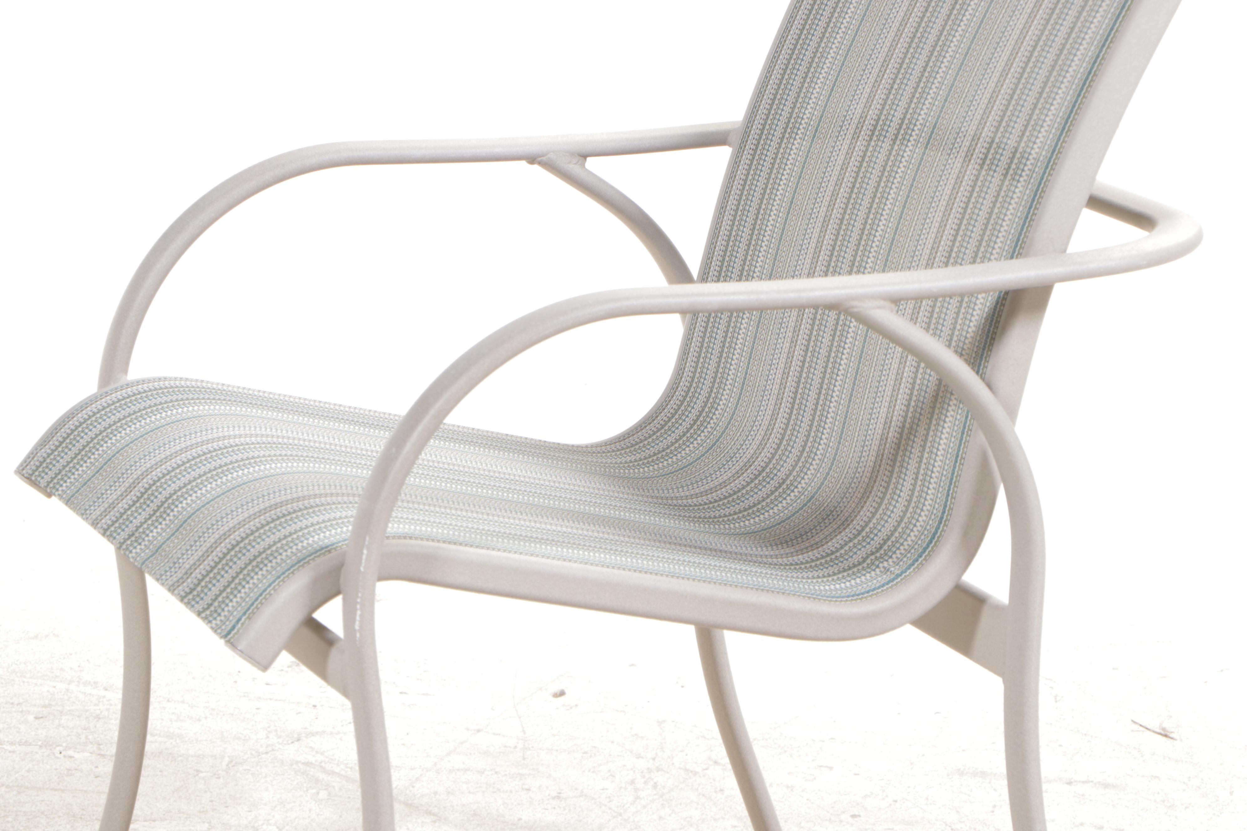 Nine-Piece Tropitone Powder-Coated Aluminum Patio Lounge Set