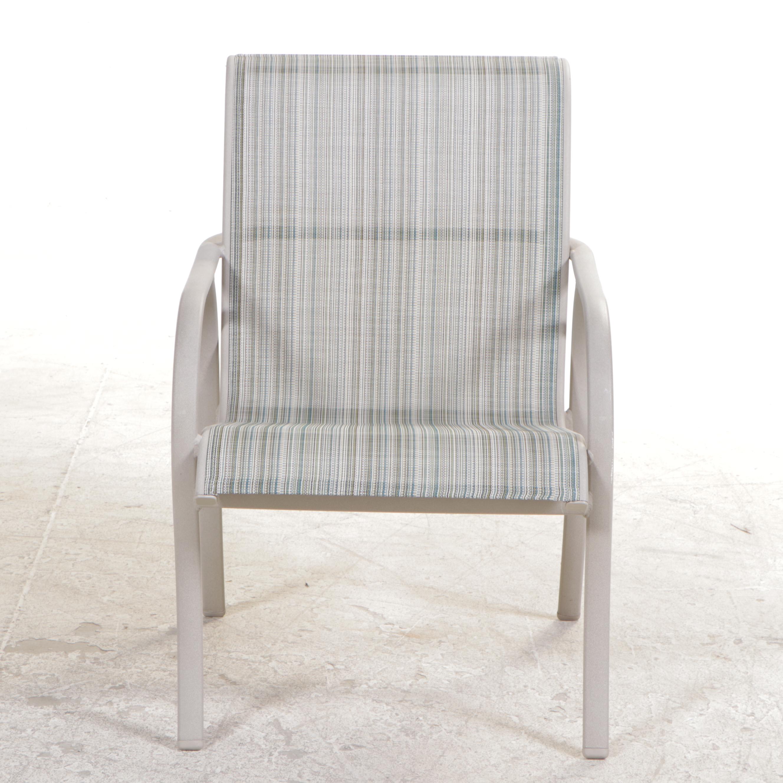 Nine-Piece Tropitone Powder-Coated Aluminum Patio Lounge Set