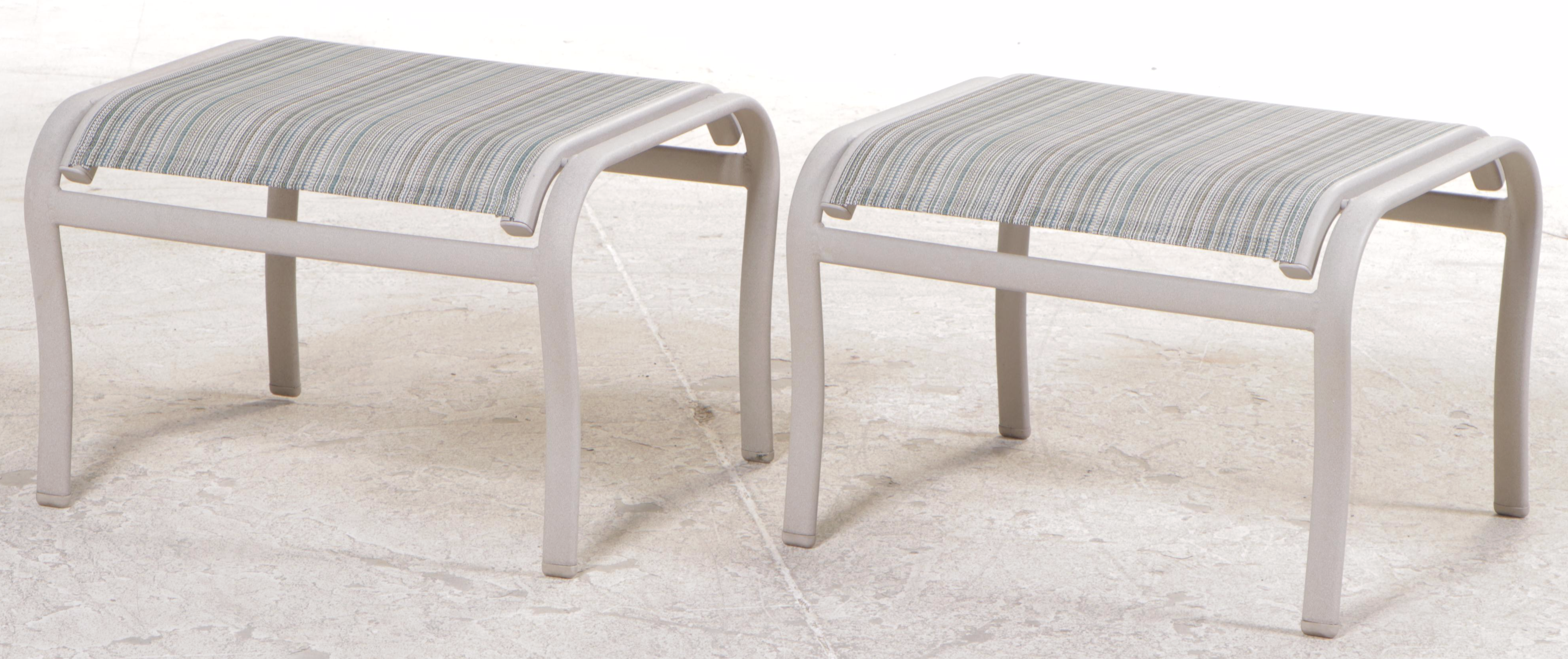 Nine-Piece Tropitone Powder-Coated Aluminum Patio Lounge Set