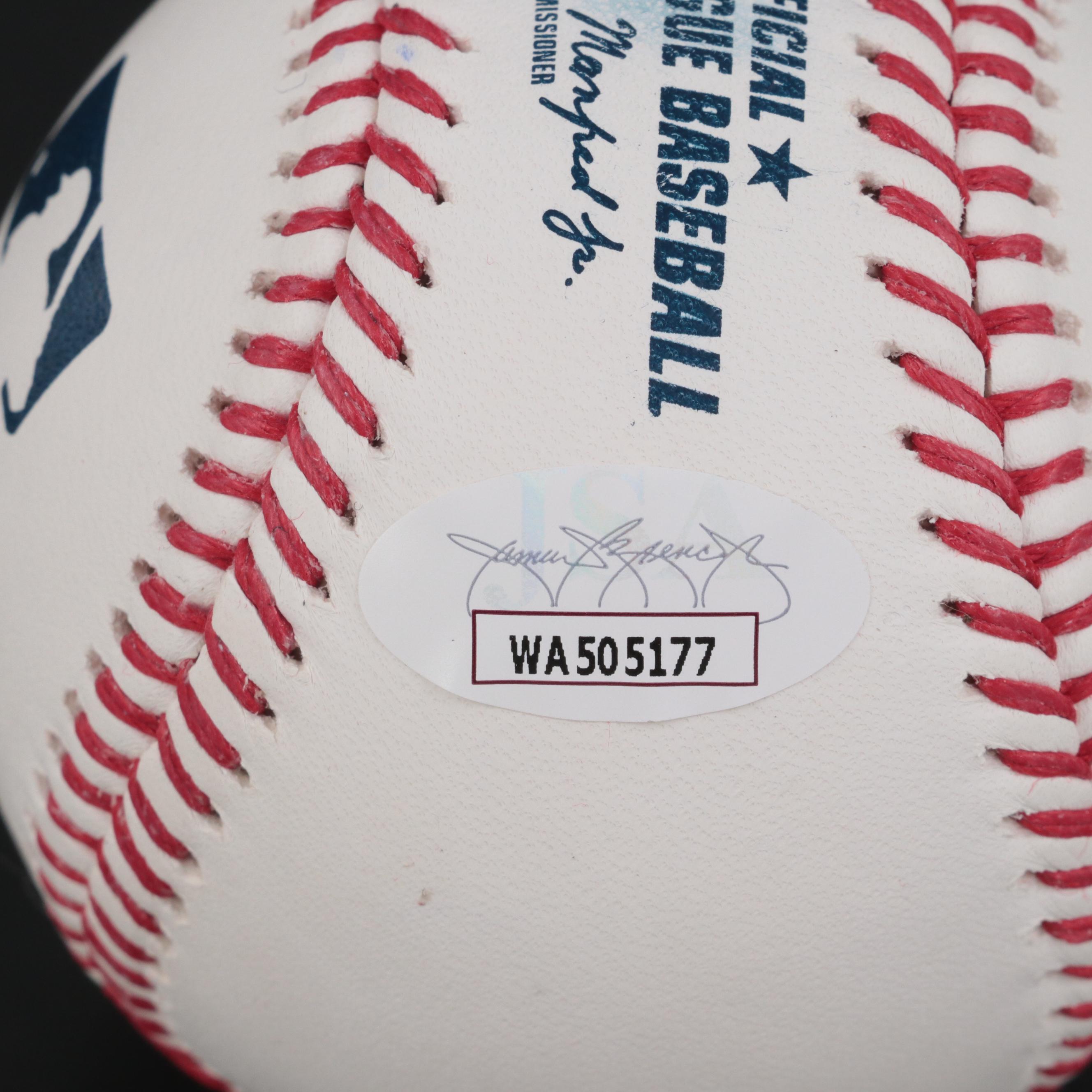 Tom Browning Cincinnati Reds Signed Perfect Game Scoreboard Baseball