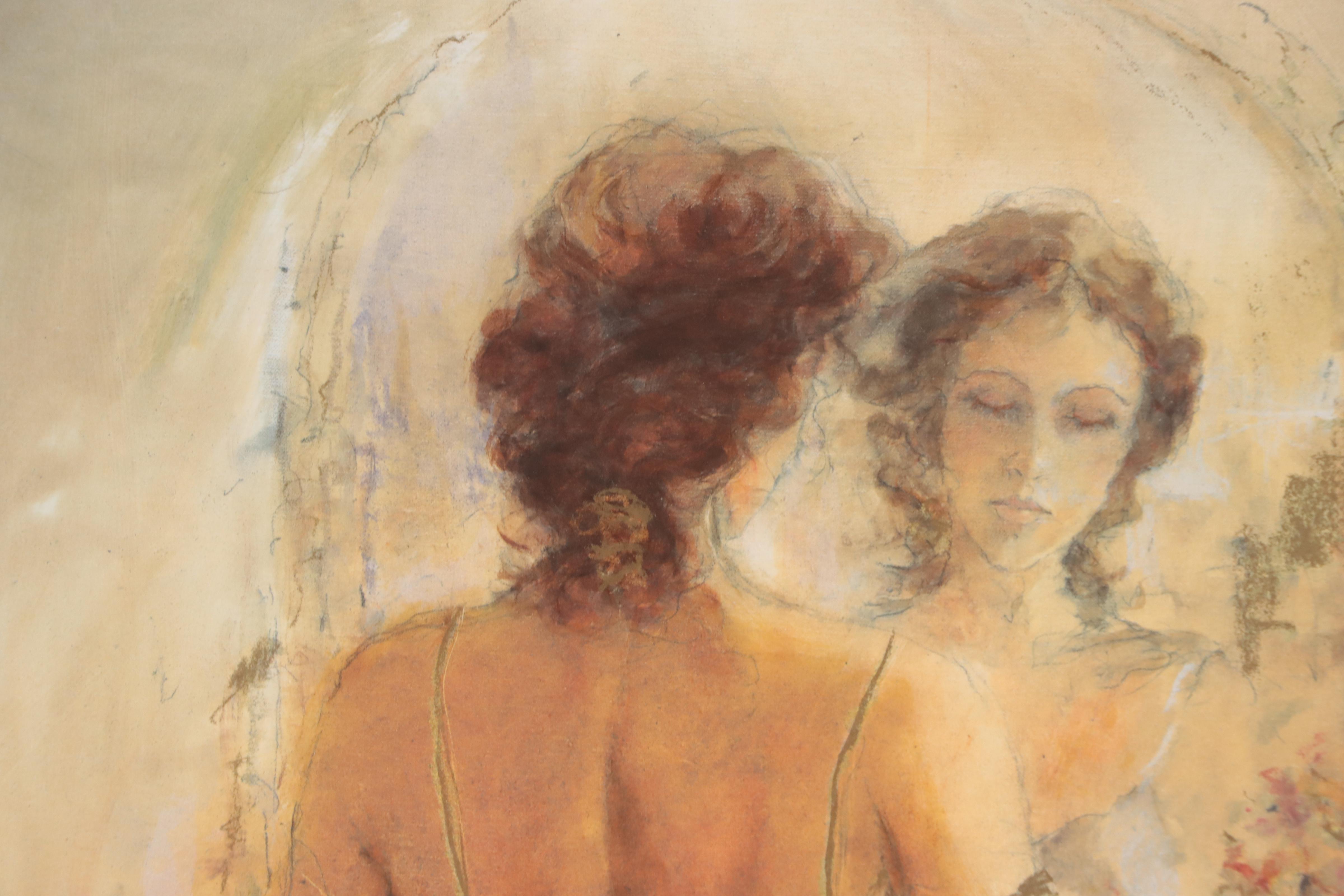 Gary Benfield Embellished Digital Print "Reflection"