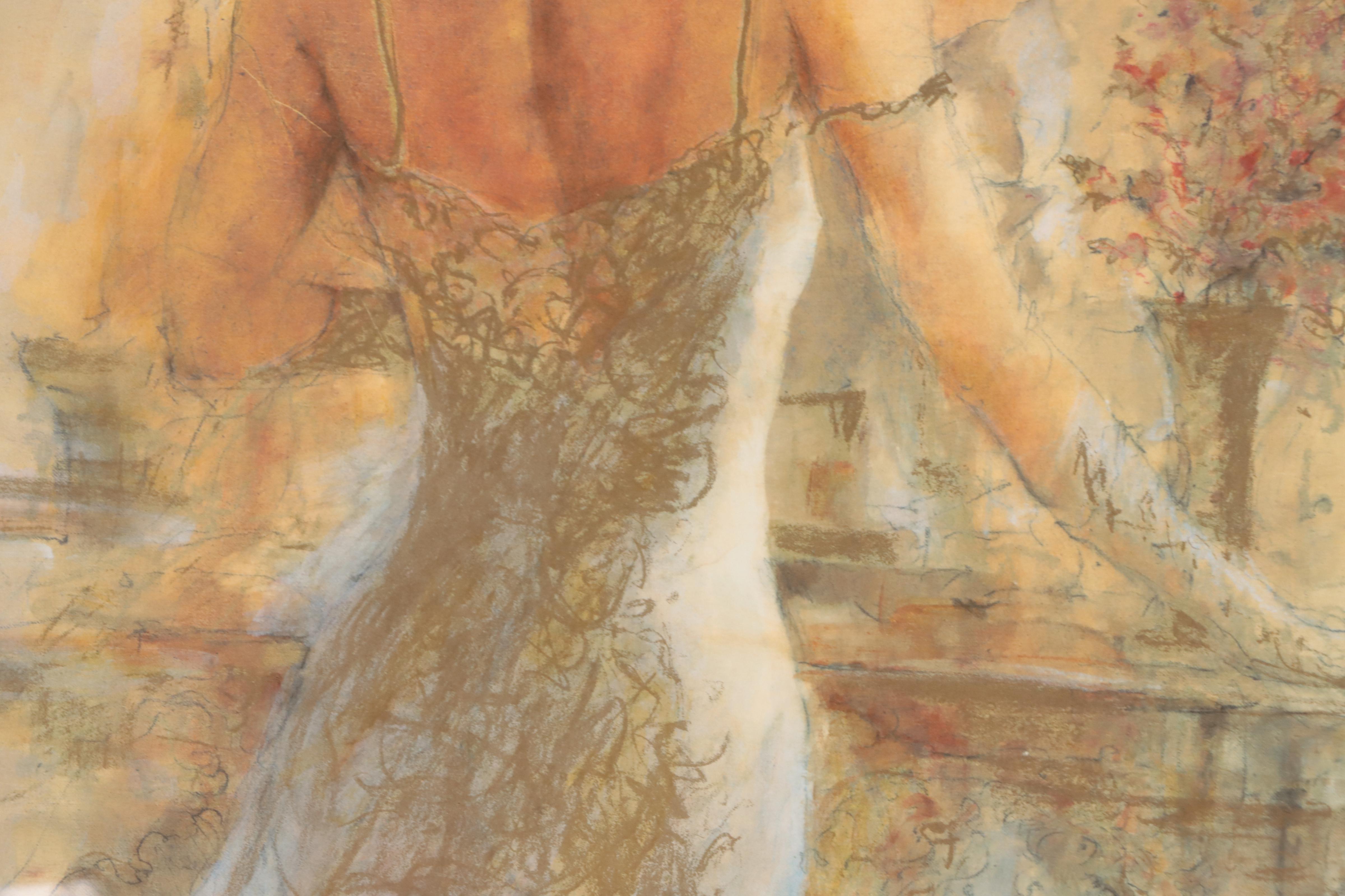 Gary Benfield Embellished Digital Print "Reflection"