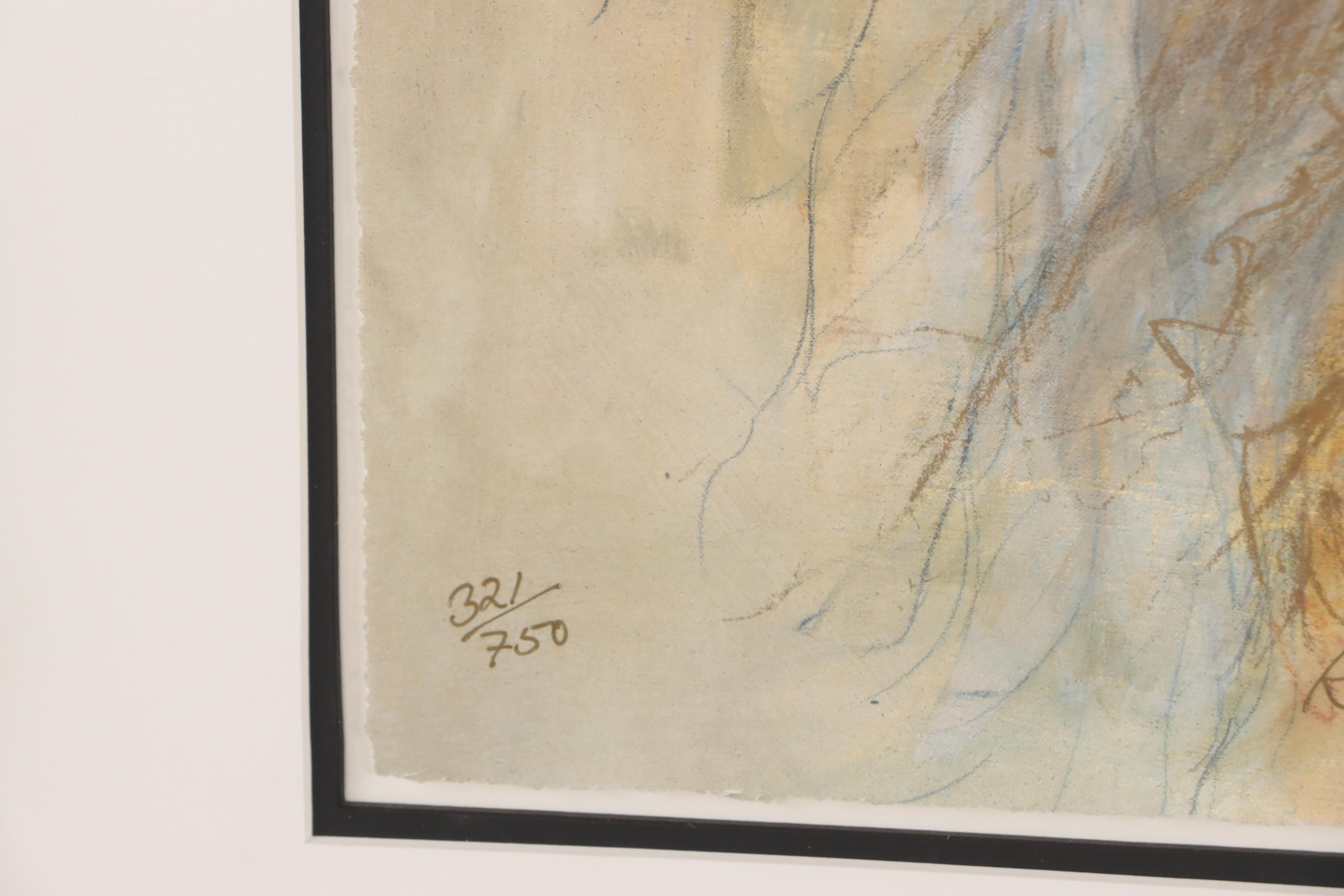 Gary Benfield Embellished Digital Print "Reflection"