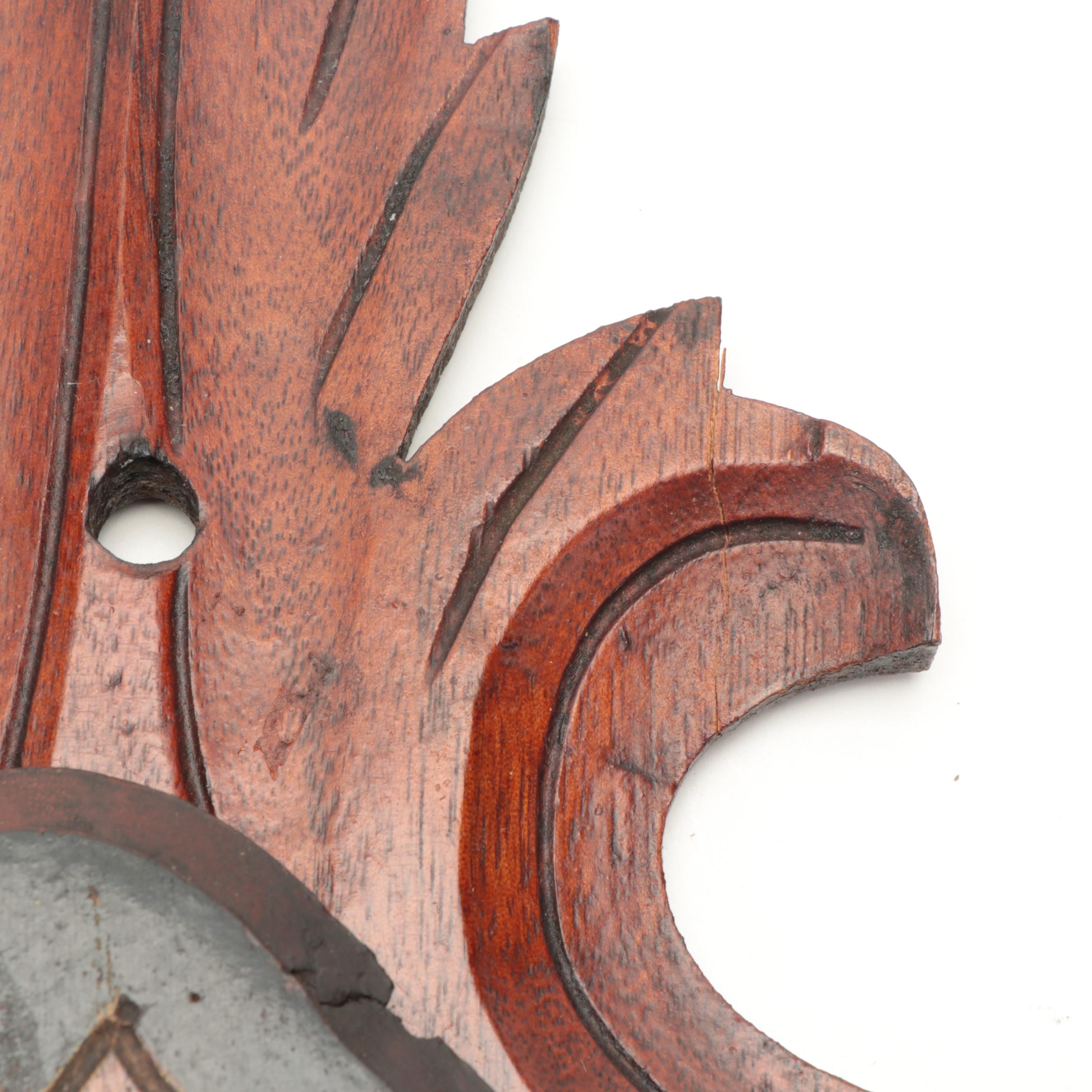 Victorian Parcel-Ebonized Walnut Frame, Late 19th Century