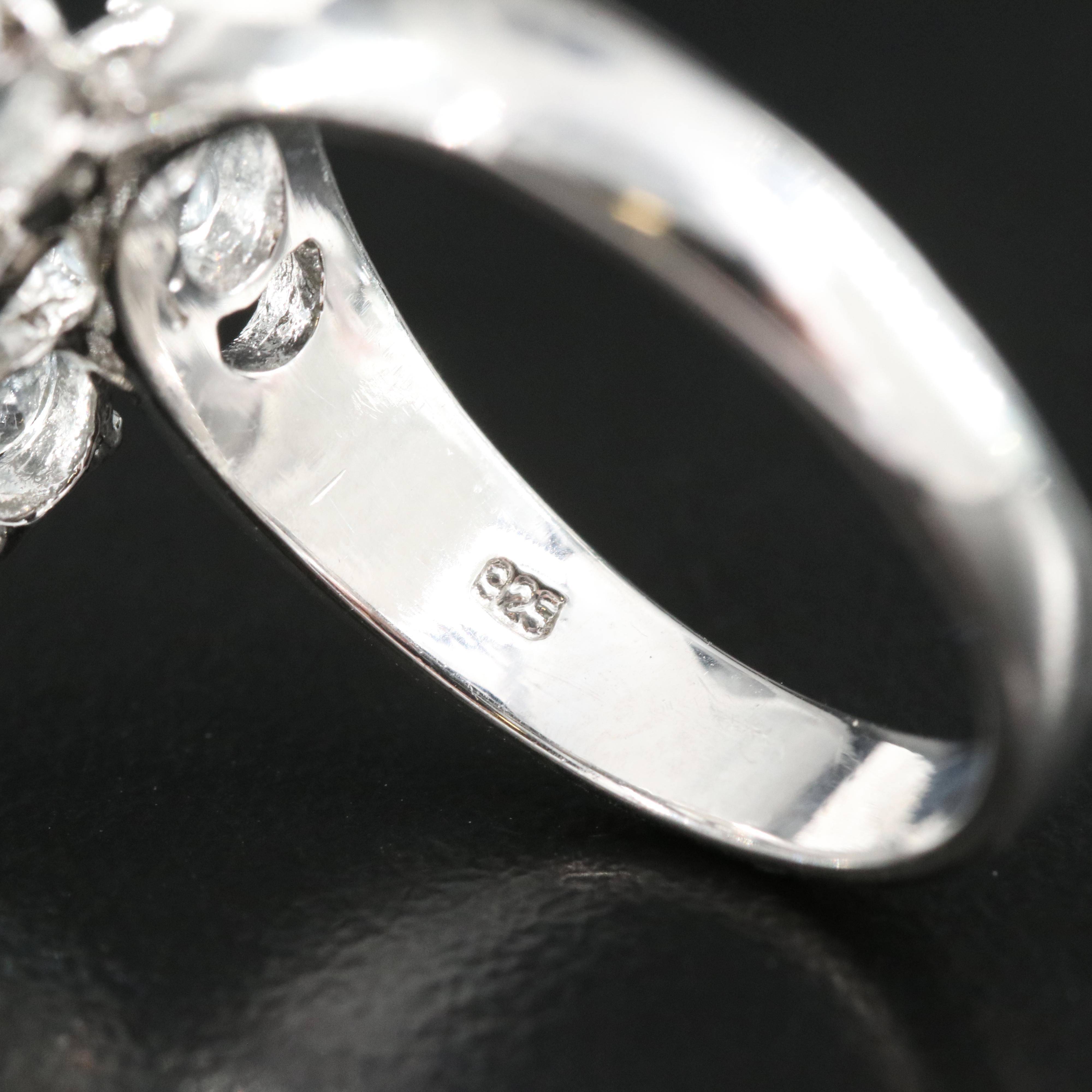 Sterling Aquamarine Ring